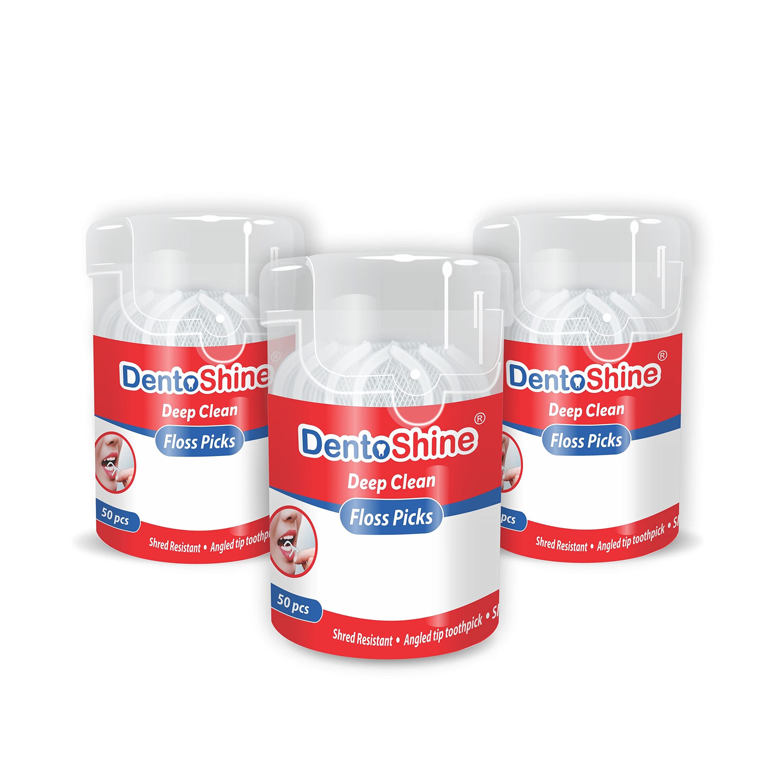 Deep Clean Floss Picks - 50 ct CAN (Pack of 3)