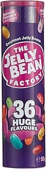 Jelly Bean Factory Gourmet Tube | 36 Mix | Gluten and Gelatine free | Impulse candy (1 x 90g)