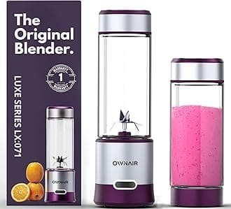 Portable Blenders for Smoothies and Juices – Blender Mixer Grinder – 5000mAh Rechargeable, 450ml Stainless Steel Jar, 240W – Juicer Blender, Baby Food & Smoothie Maker
