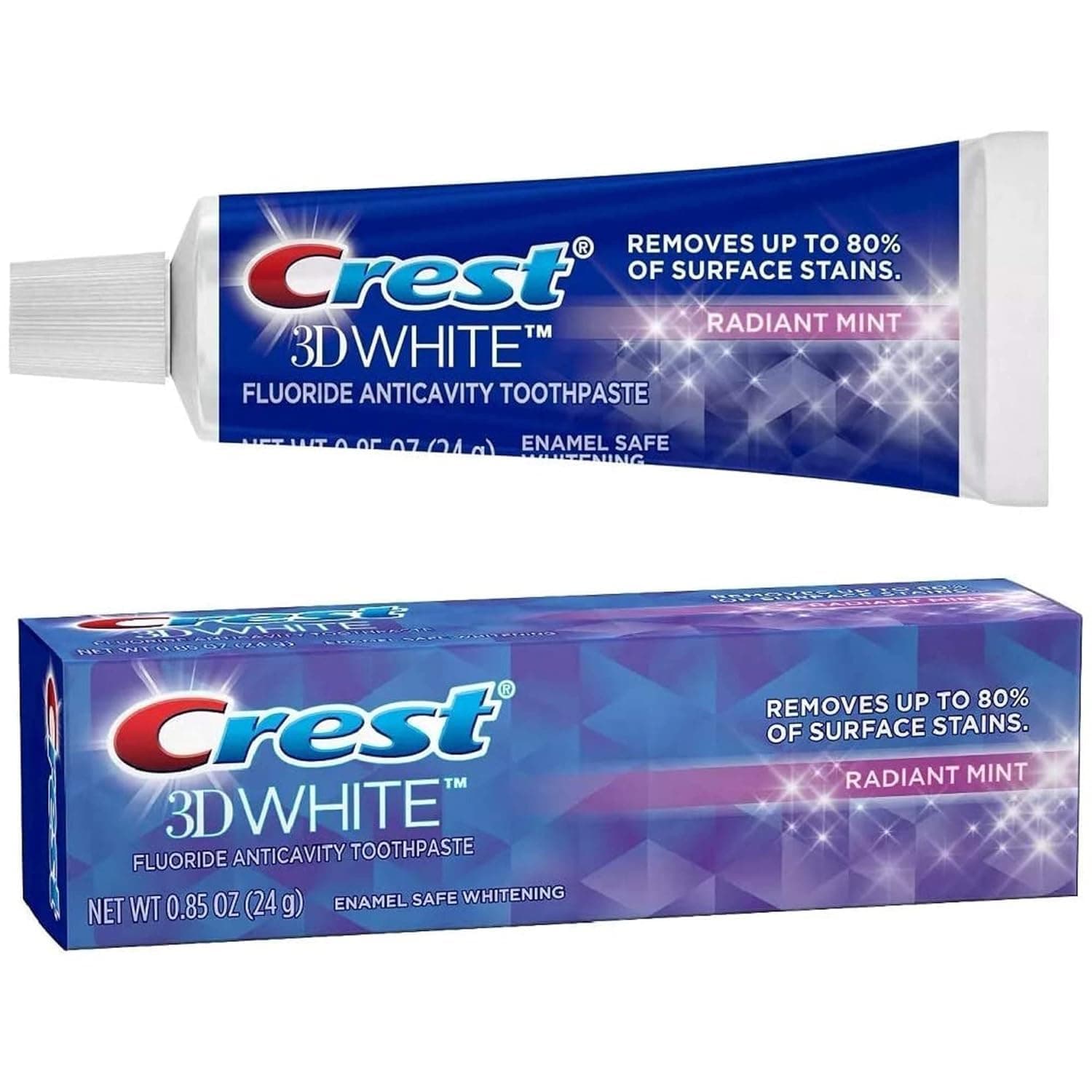 Crest 3d Tp Rad Mint Size .85z Crest 3dw Toothpaste Radiant Mint .85z