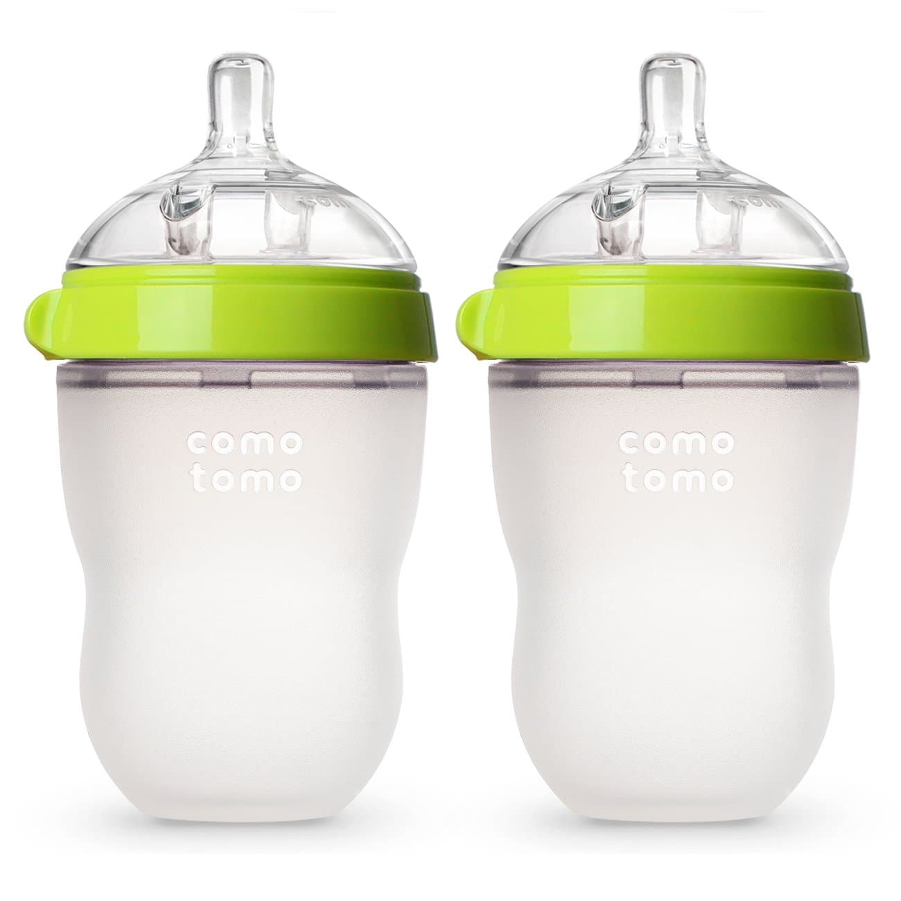 Baby Bottle Double Pack, Green, 8oz