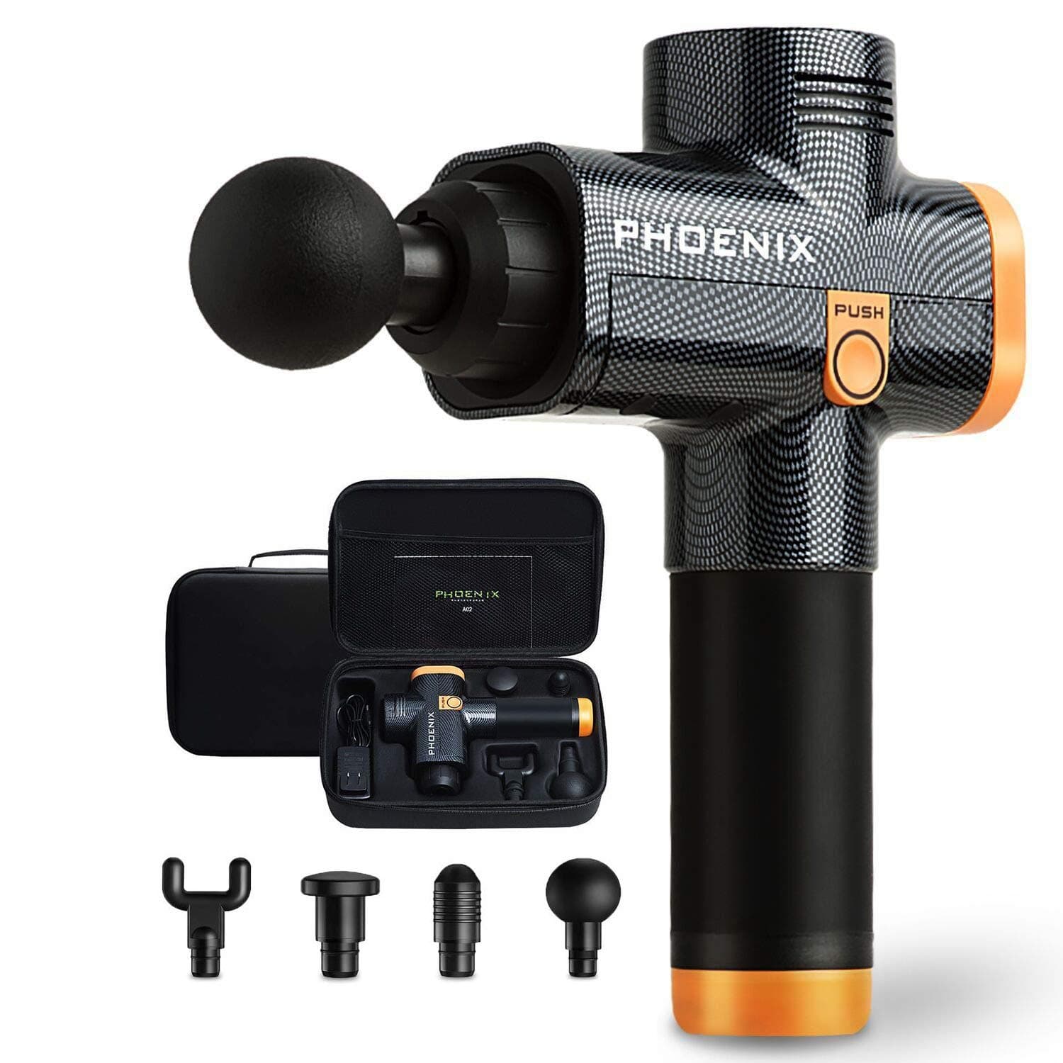 Quiet Professional Percussion Massage Gun - Hand Held Deep Tissue Muscle Massager,Professional Personal Massage Device