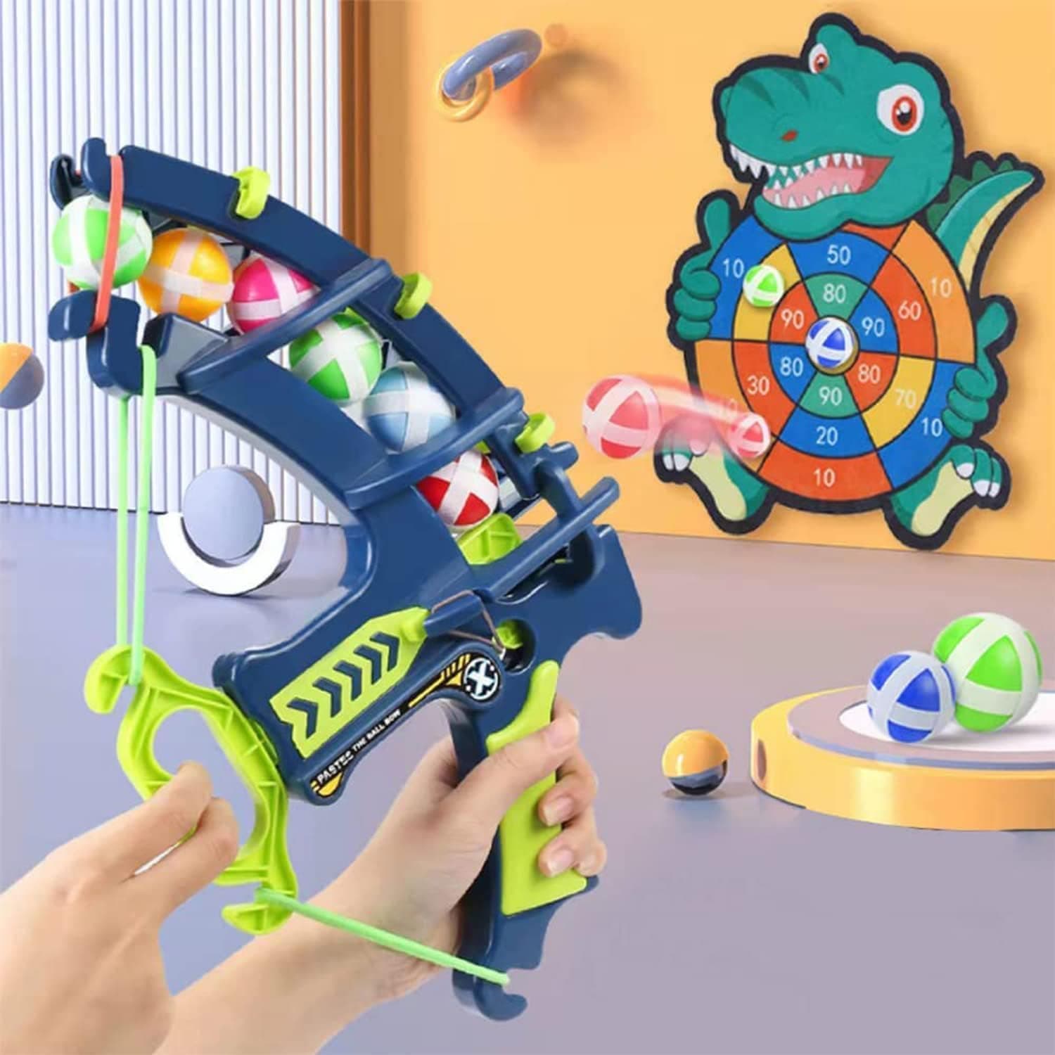 Dinosaur Dart Bow and Arrow Shooting Set - Exciting Interactive Shooting Game, Perfect Birthday & Holiday Gift Idea,Packed Indoor Outdoor Play Gear