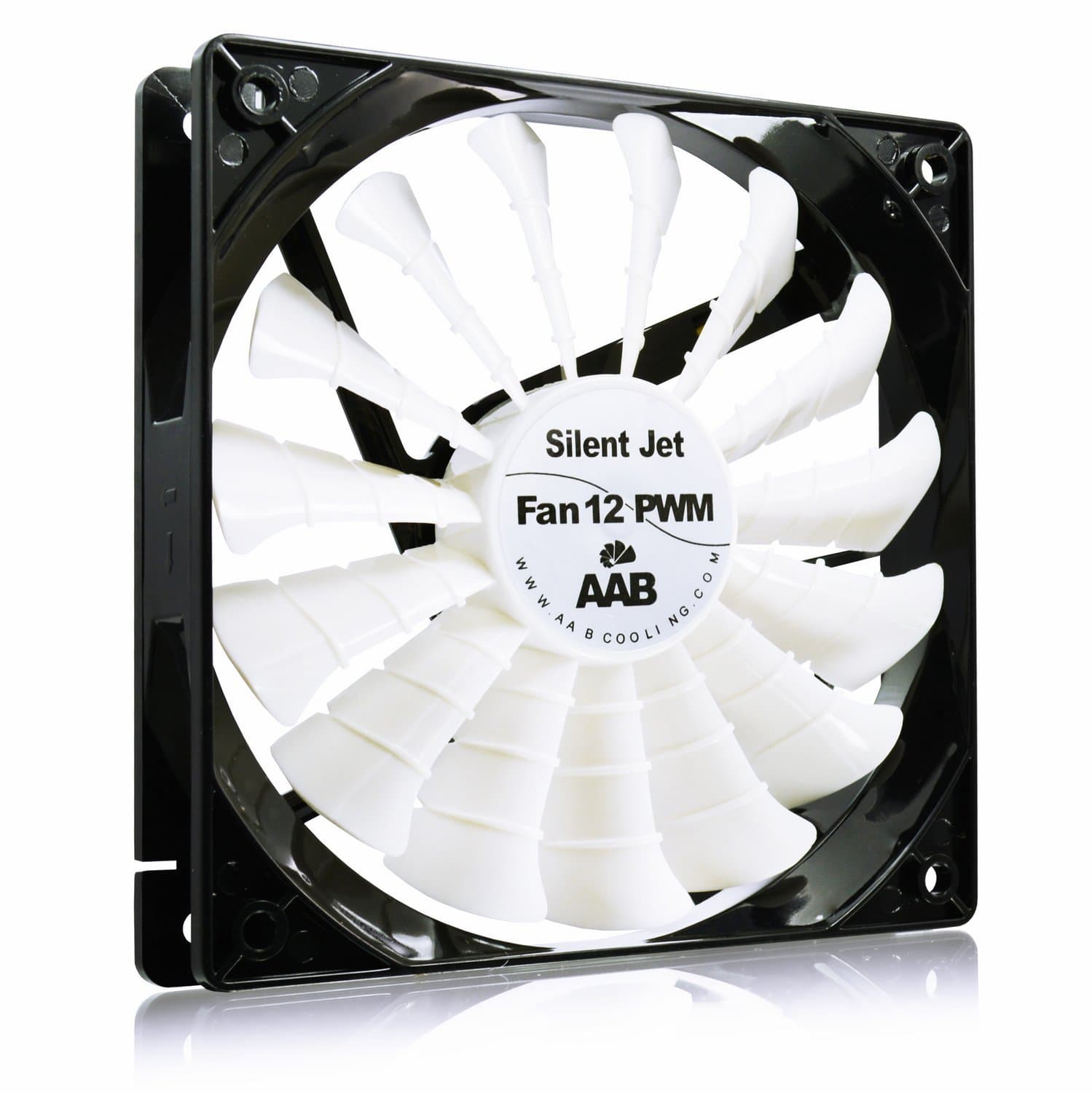 AABCOOLING Aab Cooling Silent Jet Fan 12 Pwm - Silent And Efficient 120Mm Fan With 4 Anti-Vibration Pads - Perfecr For Cpu