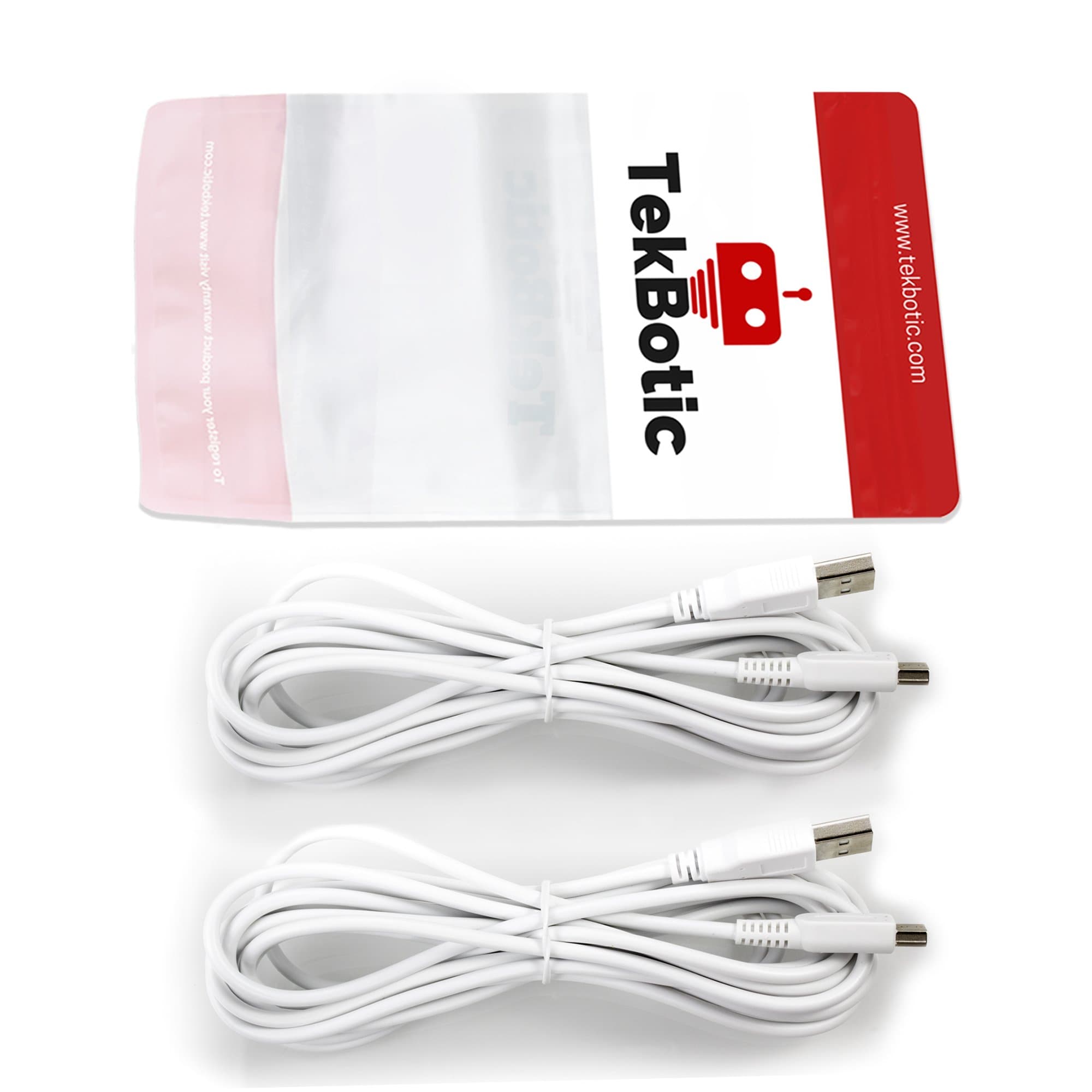 [2-Pack] tekbotic ChargePlay 3DS charger 3DS USB cable for Nintendo 3DS (10ft, White)