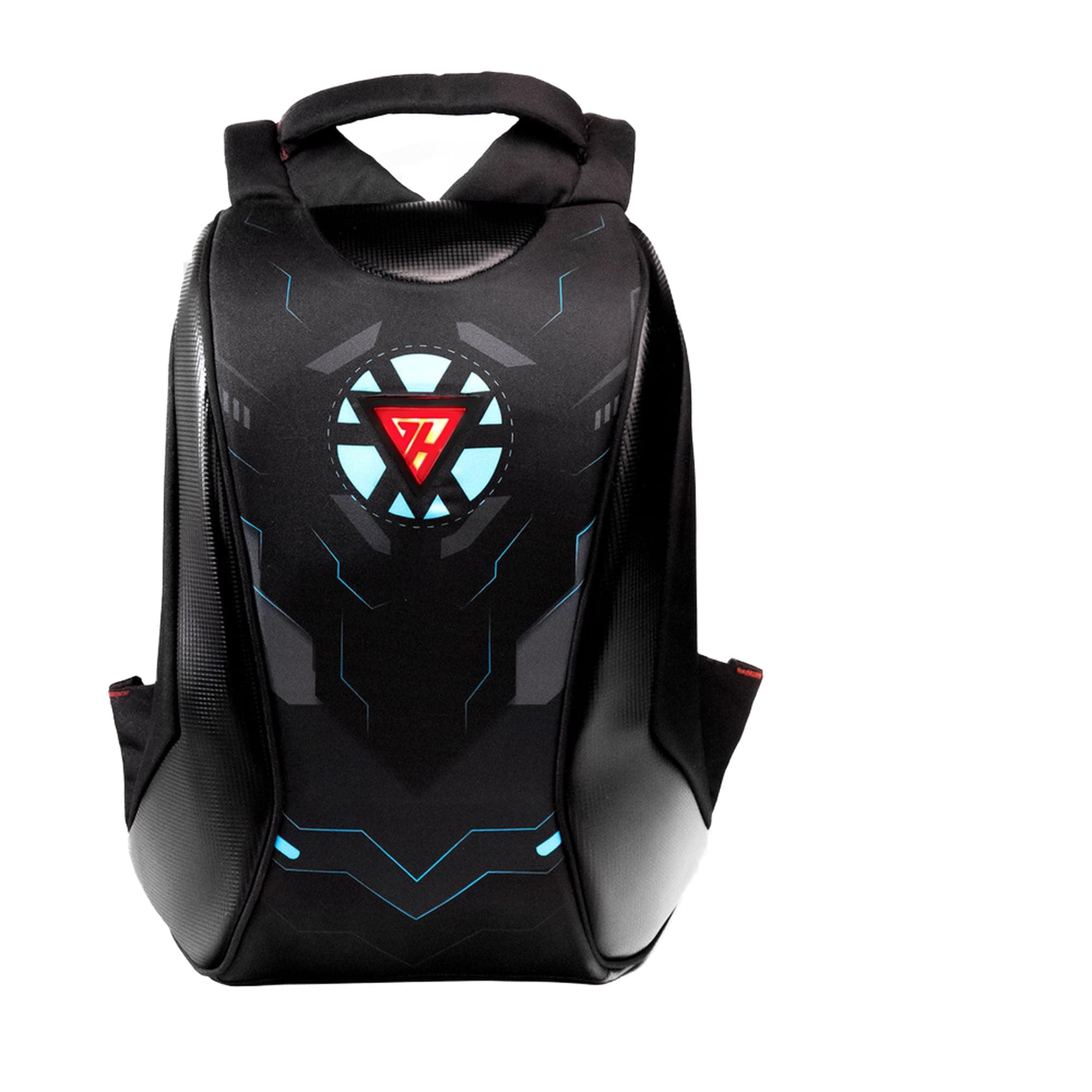 GRPack Night Wing Anti Theft Backpack With safety flashers for 15.6 inch Laptop Compartment, Light Weight, Quick Access Pockets, Water Resistant Multifunctional Backpack 25 L