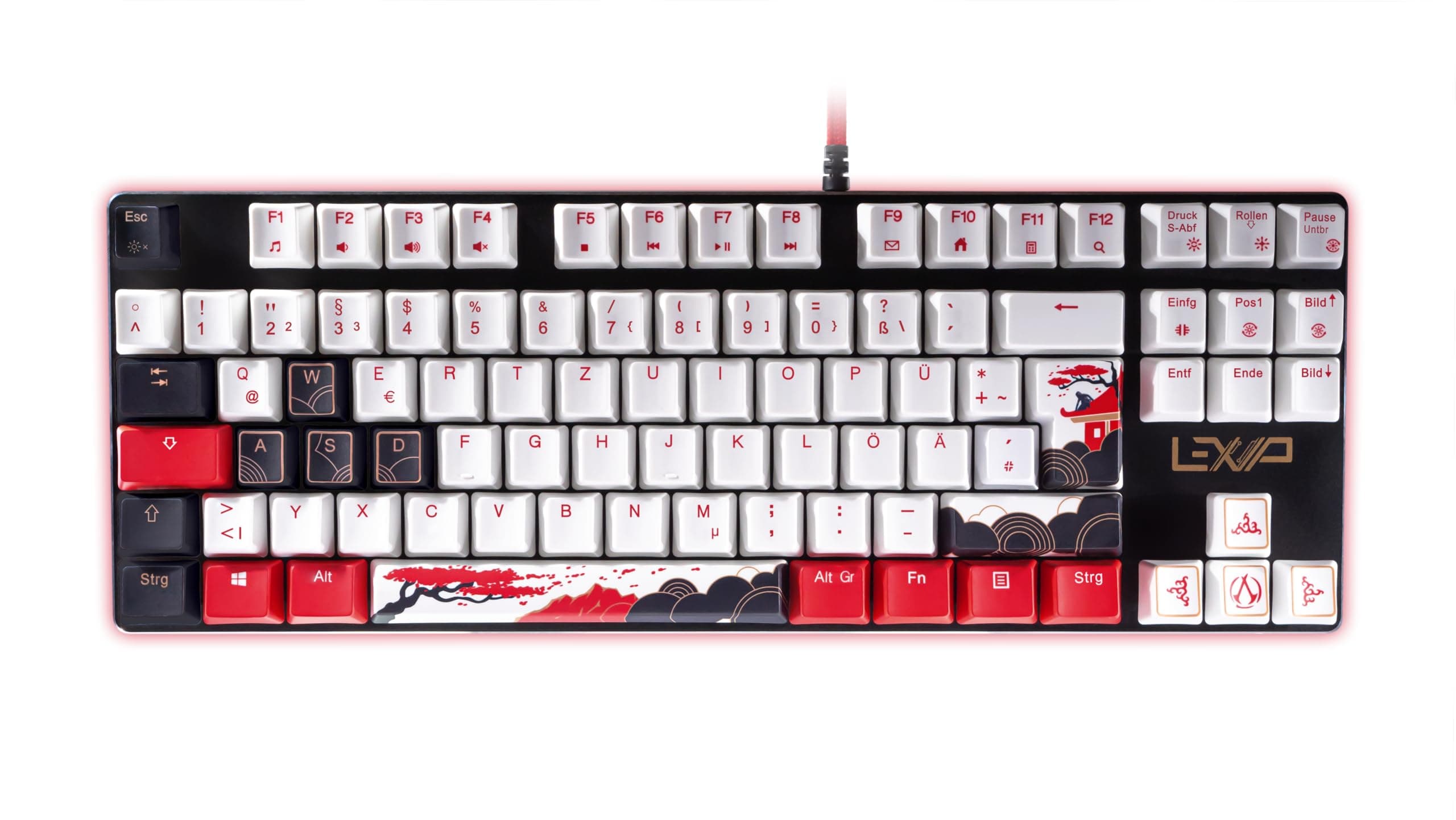 X Ubisoft Assassin'S Creed Shadows QWERTY Keyboard