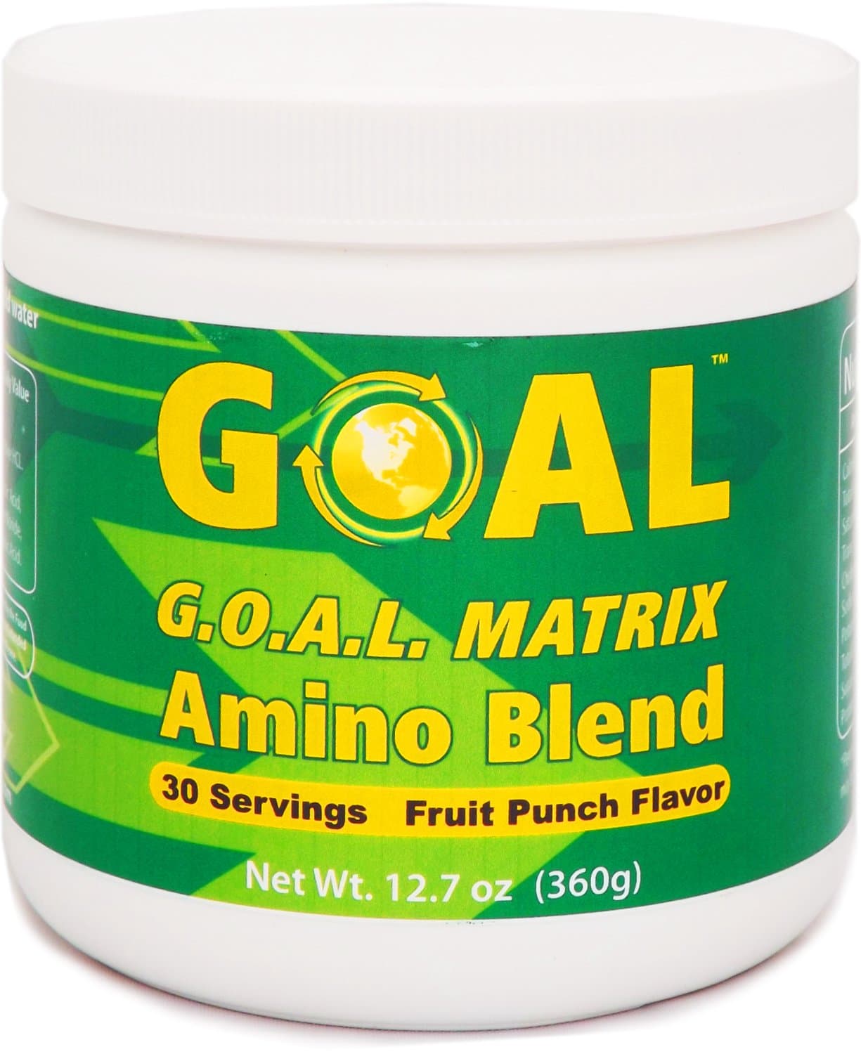 GOAL - G.O.A.L. MATRIX Amino Acids Complex Powder Fruit Punch - Best NO Supplement Powder L-Glycine L-Ornithine L-Arginine L-Lysine Combination Anti-Aging Blend - Nitric Oxide Boosters for Men and Women