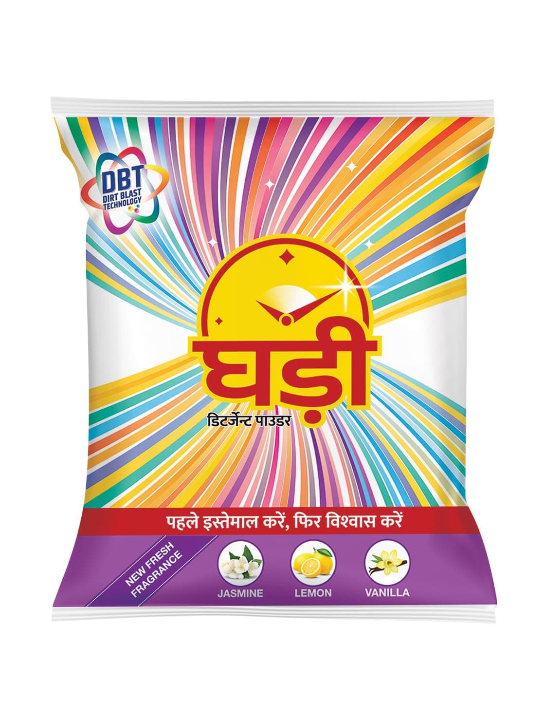 DETERGENT POWDER WITH ADVANCED DIRT BLAST TECHNOLOGY TOUGH STAIN REMOVAL & REFRESHING FRAGRANCE 3KG