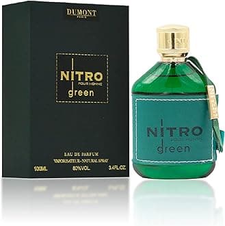 Dumont Nitro Green Eau De Parfum - Vibrant Weekend Fragrance - 3.4 Fl Oz