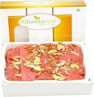 Ghasitaram Gifts Mother's Day Gifts - Rose Ice Halwa (200 GMS) |Diwali,Holi,Rakhi,Valentine,Christmas,Birthday,Anniversary,Gift For Her,Him,Mothers Day,Fathers Day|