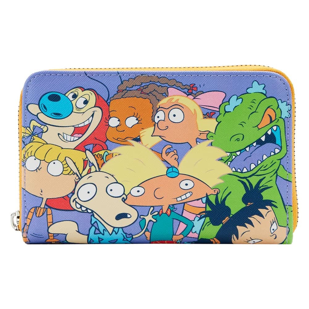 LoungeflyLoungefly Nickelodeon Nick 90s Zip Around Wallet, Multocolored, Wallet