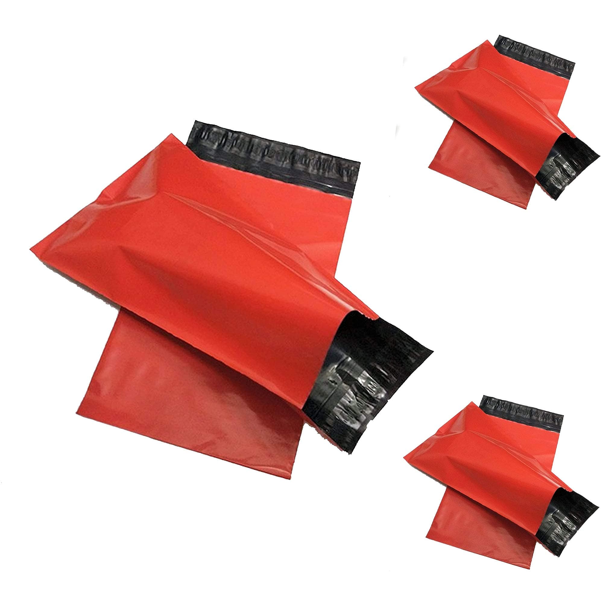 Wellpack Europe Red Mailing Bags Coloured Poly Postage Postal Parcel Mail Bags 10x14 250x350 mm