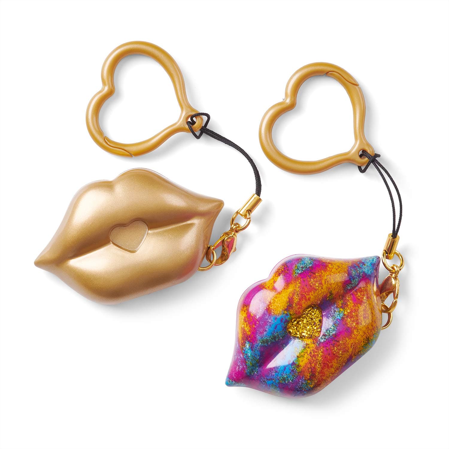 WowWee S.W.A.K. 2 Pack - Interactive Kissable Key Chain - Glitz N' Glam Kiss & Gold Kiss