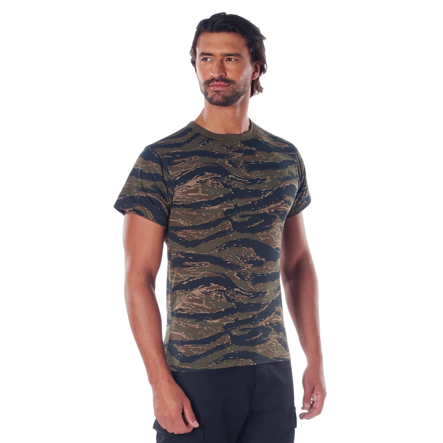 Rothco Camo T-Shirt – Rugged Short Sleeve Crew Neck Base Layer Tee Shirt