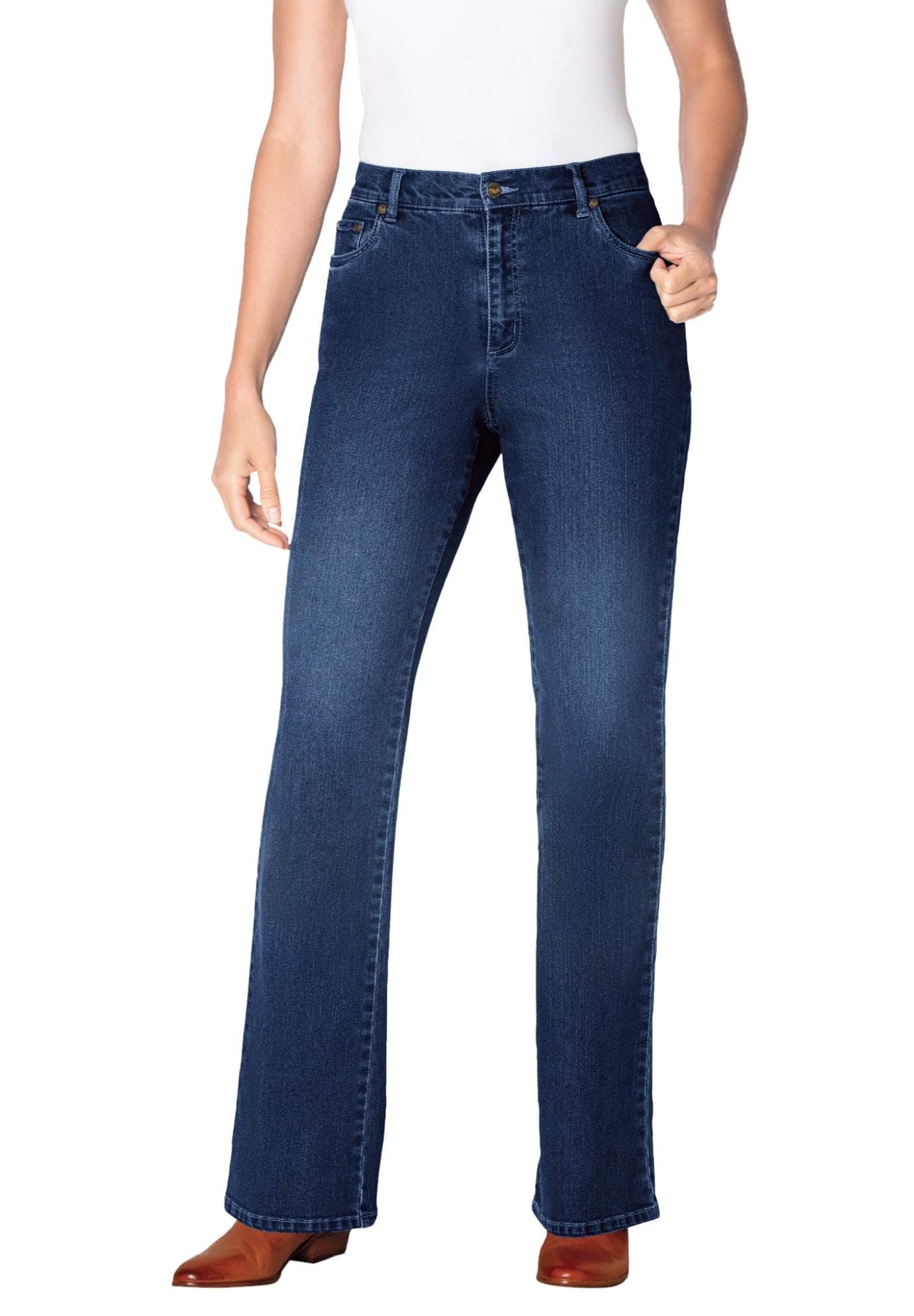 Woman WithinWomen's Plus Size Bootcut Stretch Jean