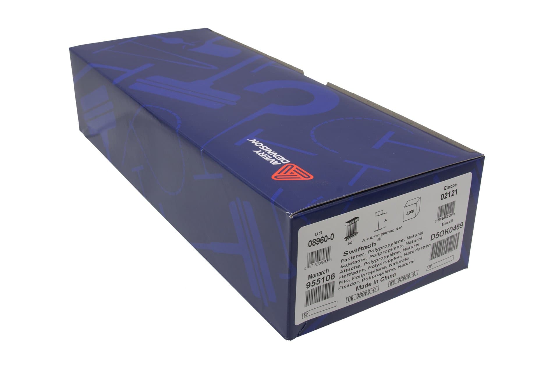 Dennison 08960 1" Swiftach Tagging Gun Fasteners