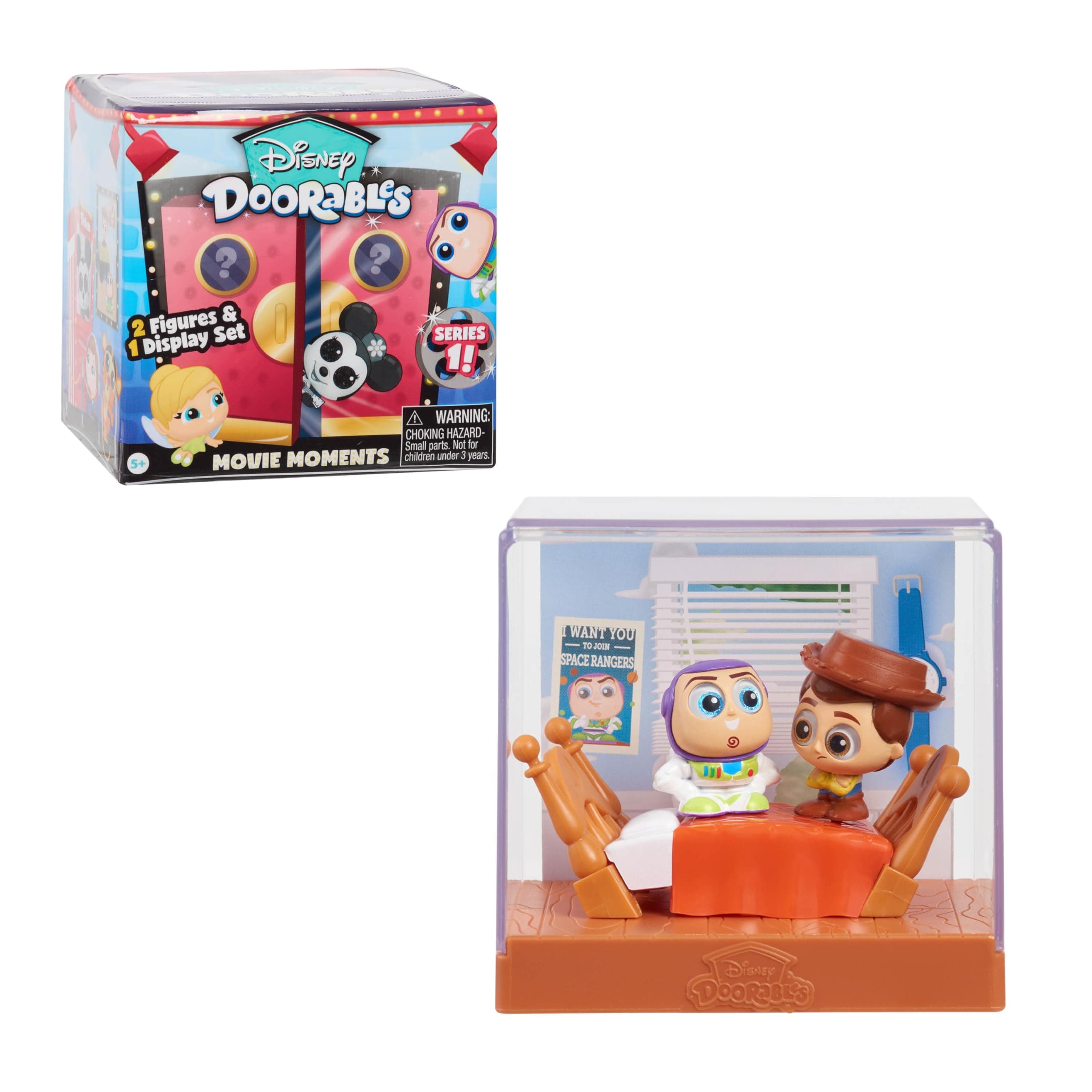 Disney Doorables Movie Moments Series 1, Collectible Mini Figures Styles May Vary, Officially Licensed Kids Toys for Ages 5 Up, Gifts and Presents by Just Play