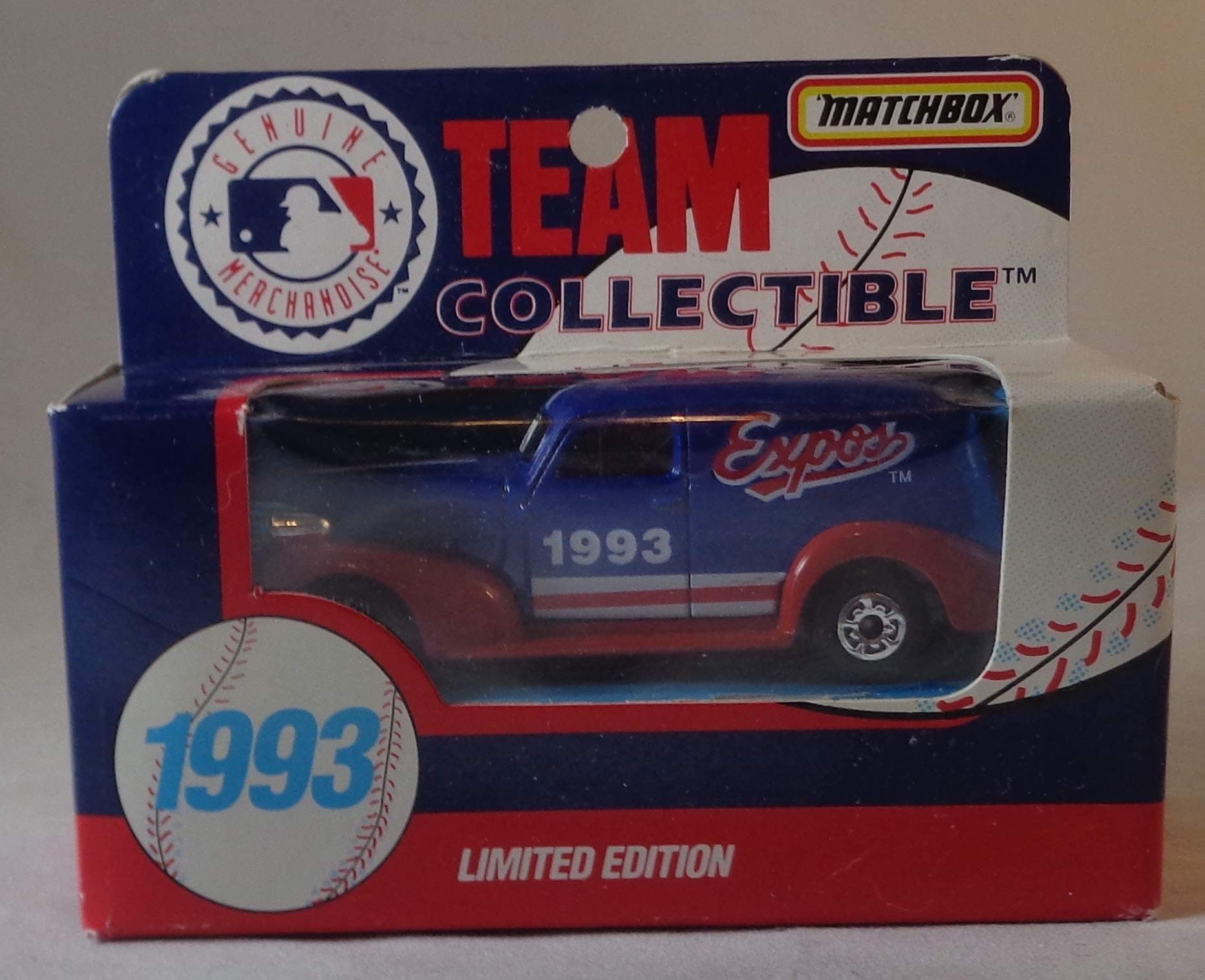 MatchboxTeam Collectible 1991 Expos