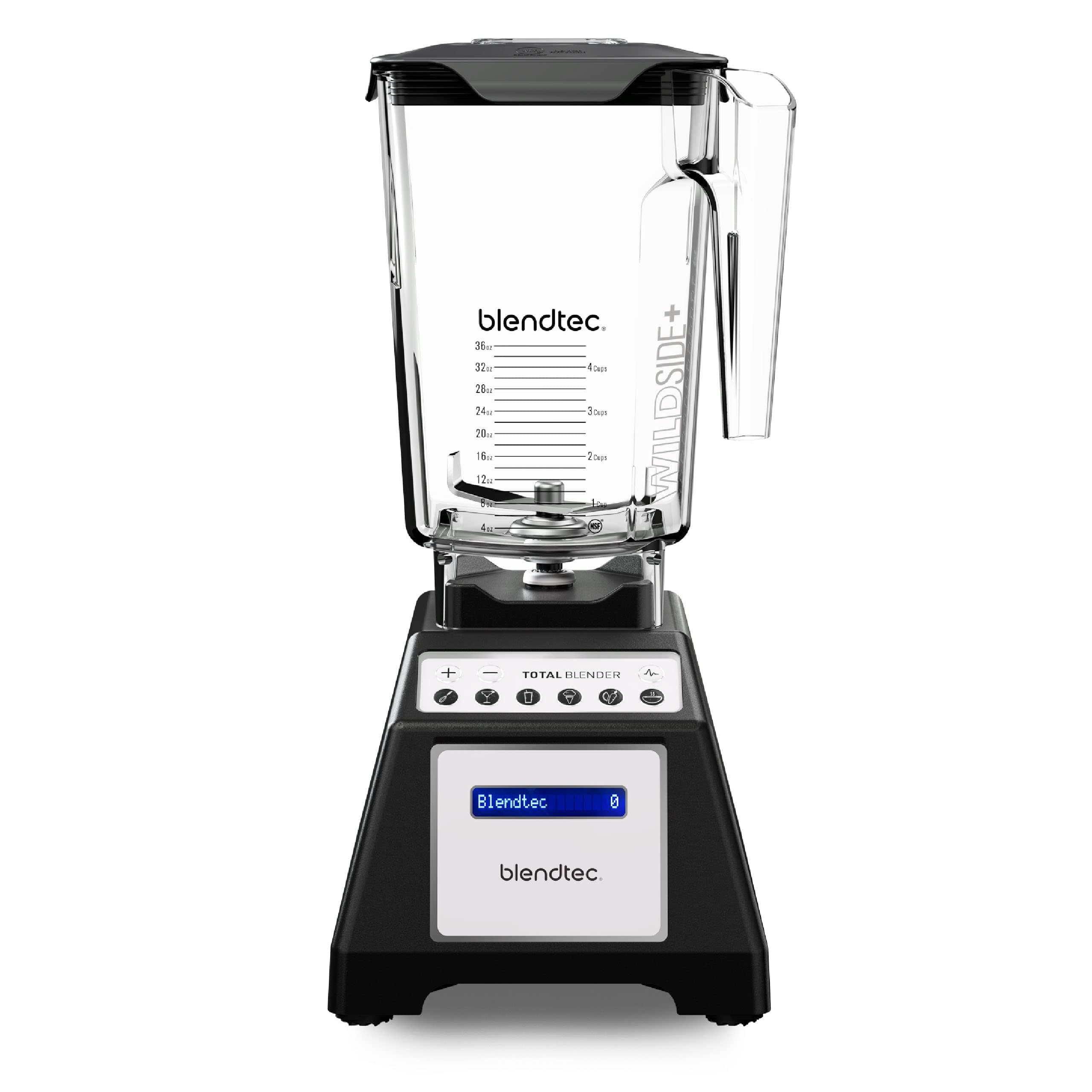 Total Classic Original Blender - WildSide+ Jar (90 oz) - Professional-Grade Power - 6 Pre-programmed Cycles - 10-speeds - Black