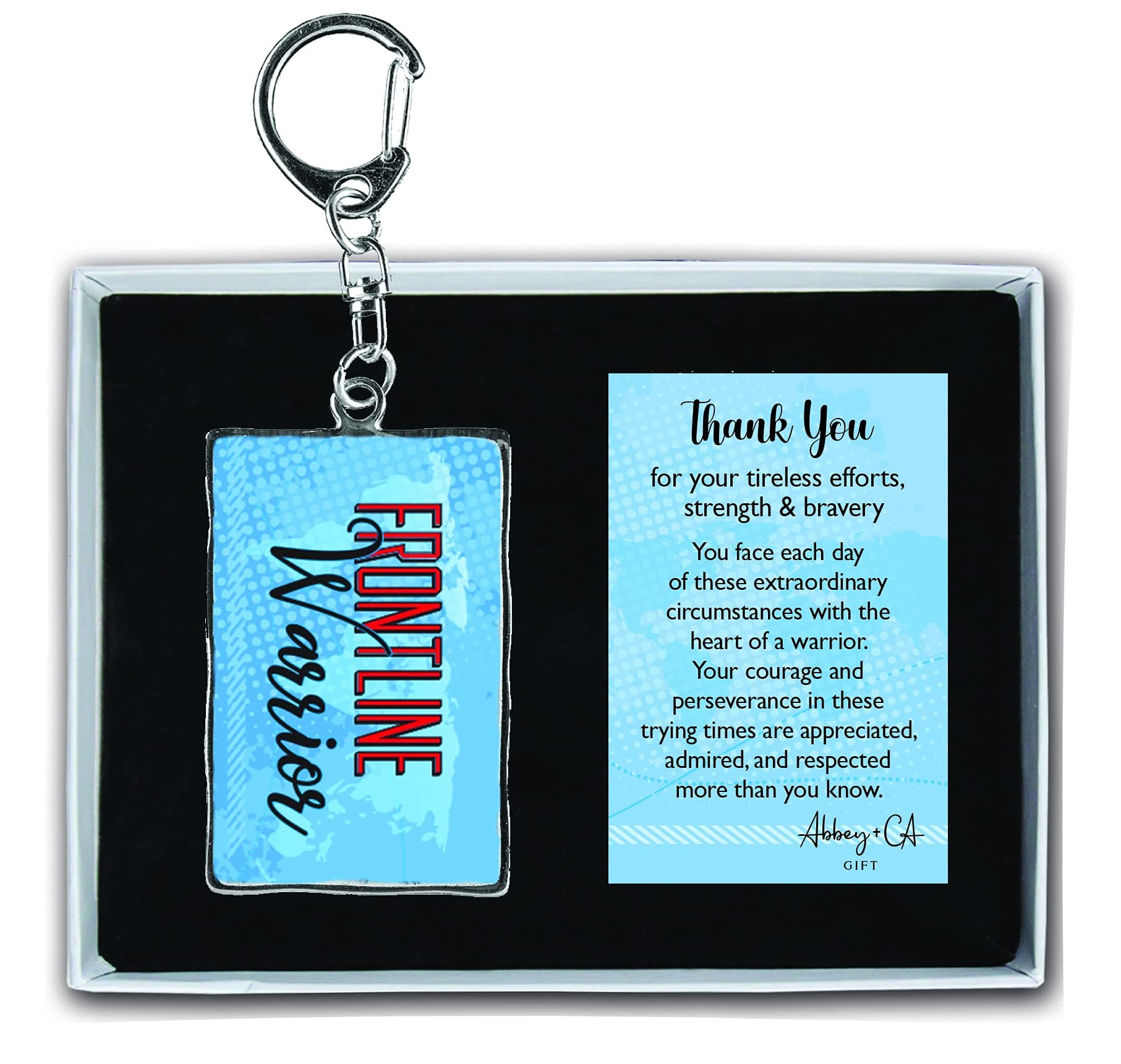 Cathedral Art Frontline Warrior Art Metal Key Ring