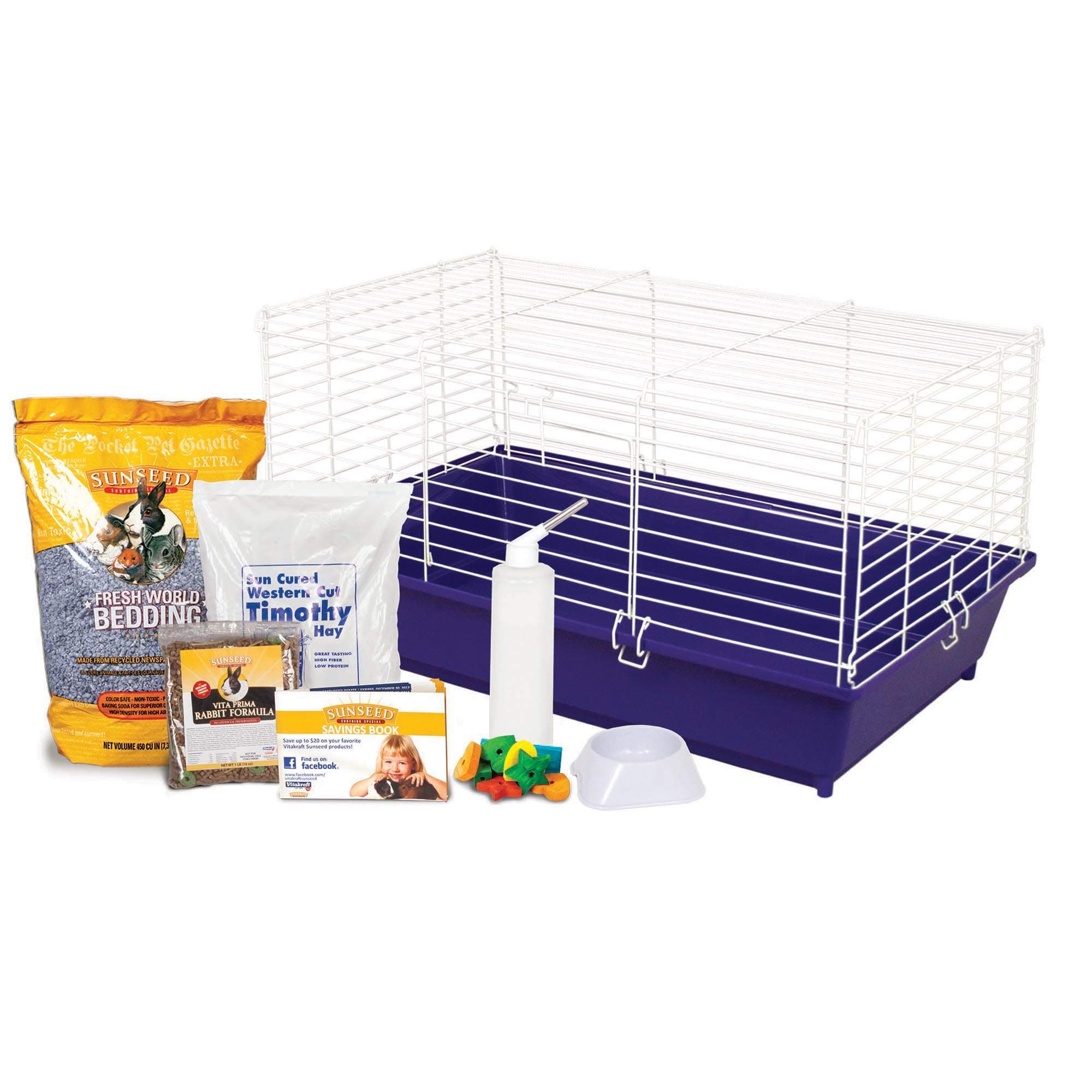 Home Sweet Home Sunseed Rabbit Cage Starter Kit