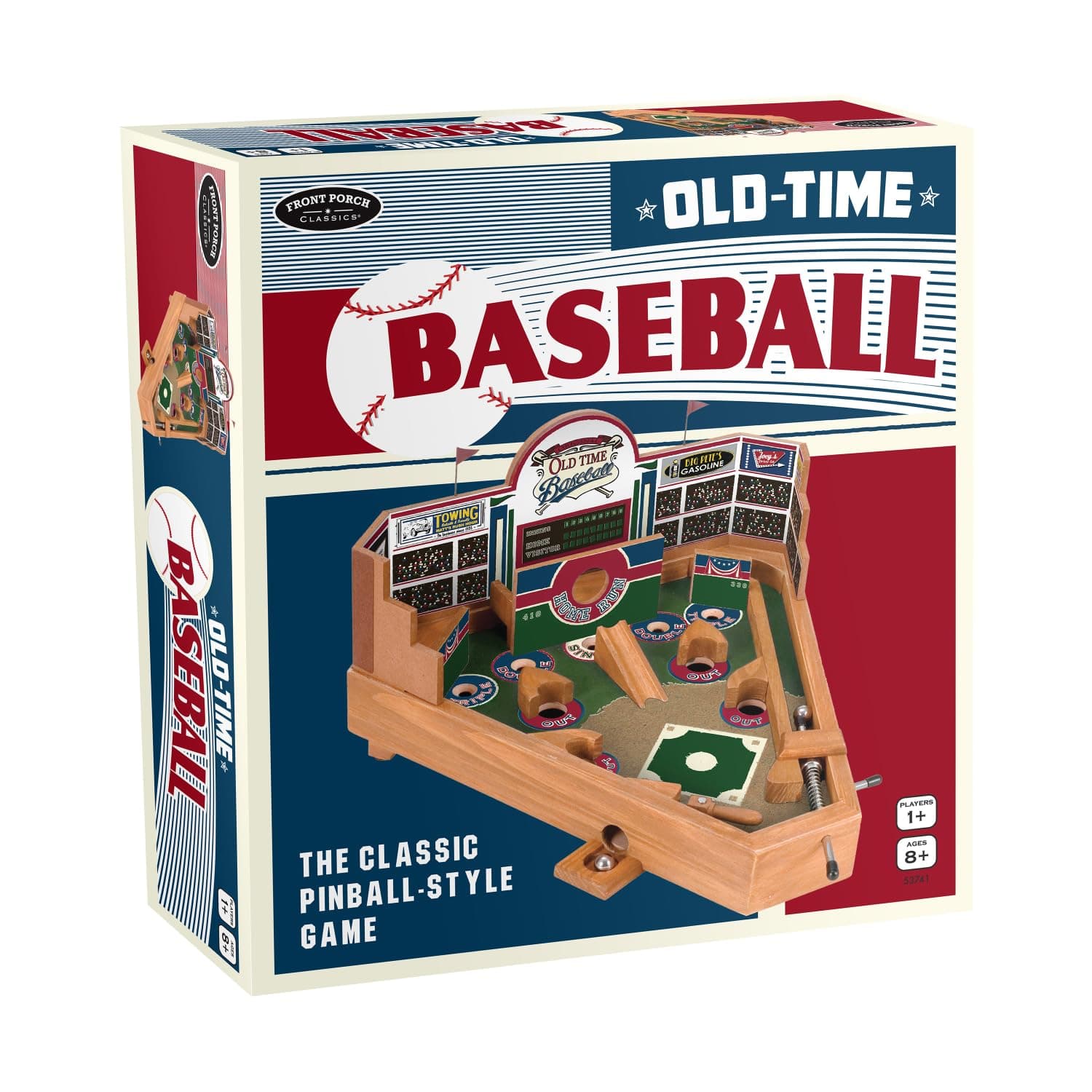 Front Porch Classics, Old Time Baseball Classic Table Top Pinball Game