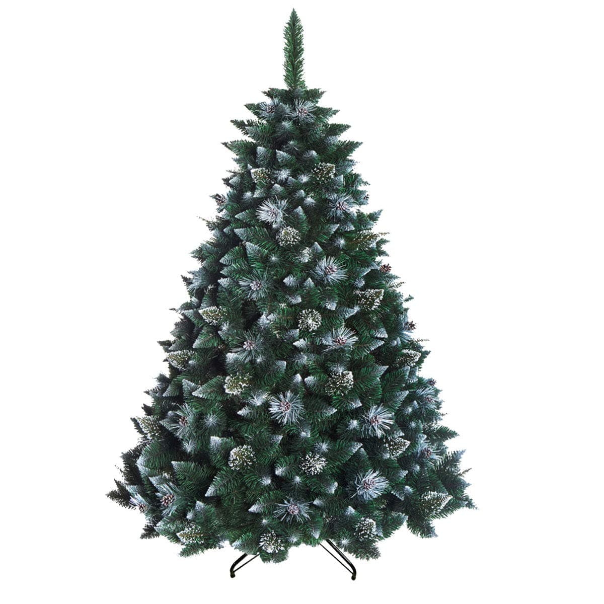 CHRISTMAS TREE New Boxed Forest Green Luxury TREE (Snow-covered, 150 cm)