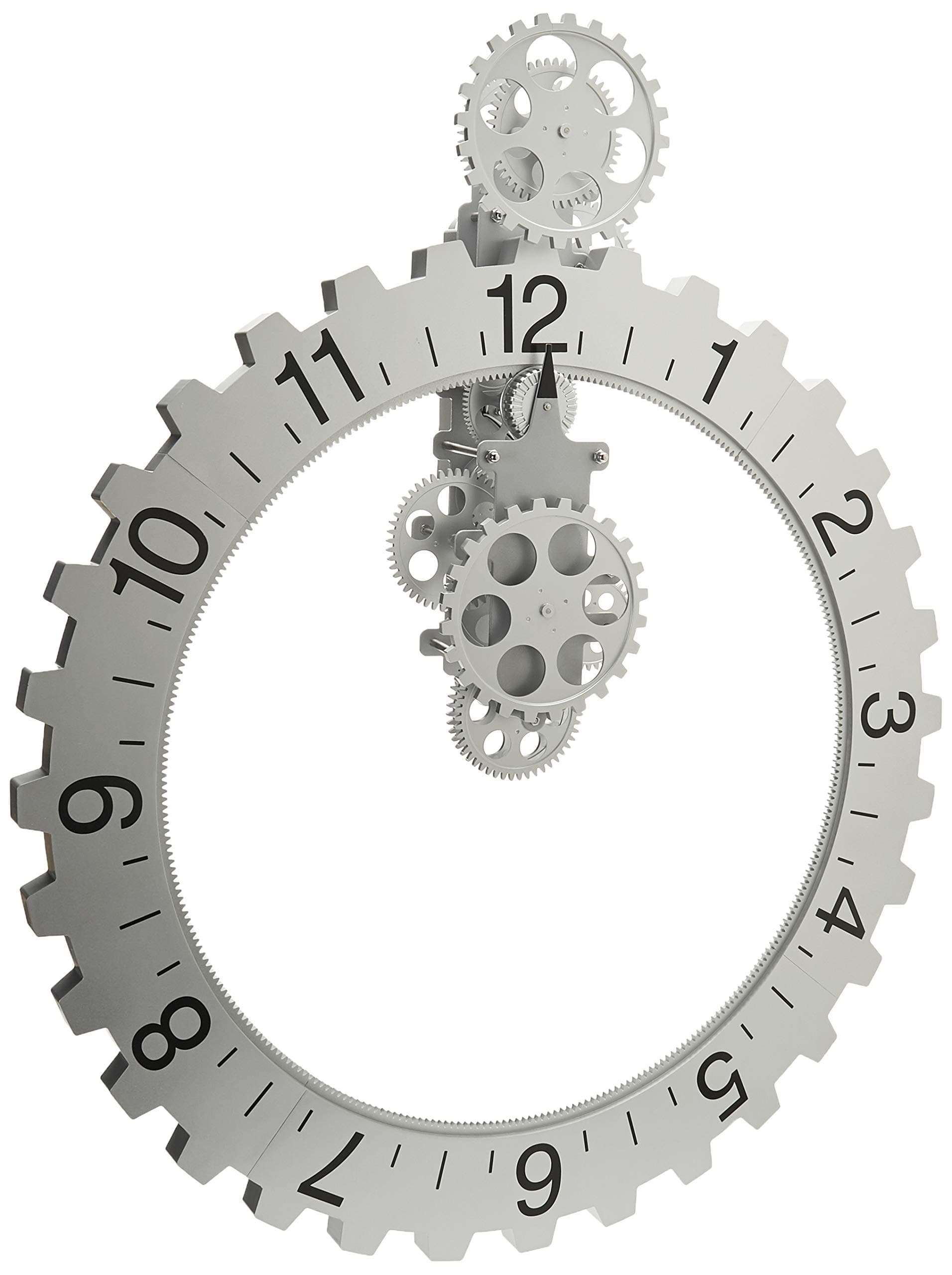 Kikkerland Big Wheel Revolving Wall Clock