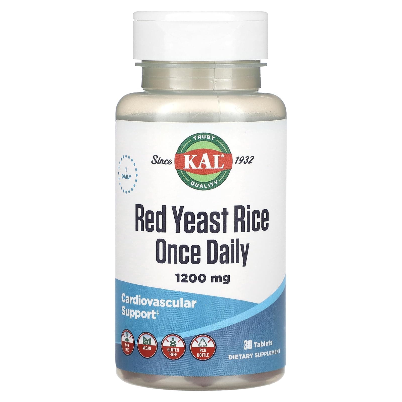 Kal - Red Yeast Rice Once Daily 60 Tablets