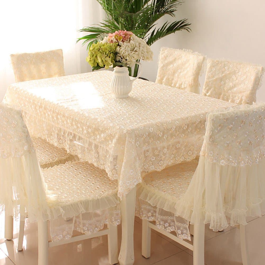 DFSZBDN Macrame lace tablecloth Rectangle & Oblong Print tablecloths Vintage square tablecloth Rectangle & Oblong Tablecloth for dining room-B 150x200cm(59x79inch)