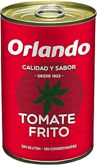 Tomato Sauce Orlando - Orlando Tomate Frito Orlando Sofrito Base – Smooth Pasta Sauce – Gluten Free & Vegan – 400g, [Pack of 6]