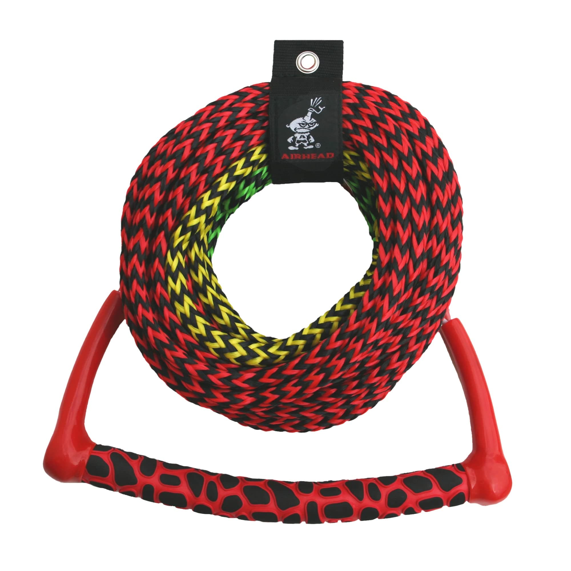 AIRHEAD AHSR-3, 3-Section Water Ski Rope with Radius Handle and EVA Grip