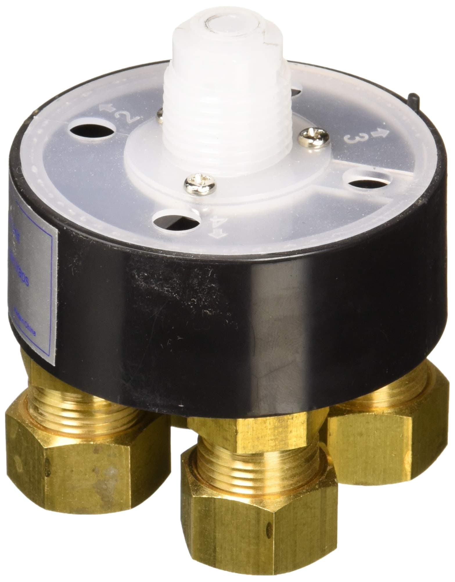 MIFAB MI-DU-625 W/4-5/8COMP FIT Trap Seal Primer Distribution Unit for 1 to 4 Ports, 5/8 in. Connections-151842