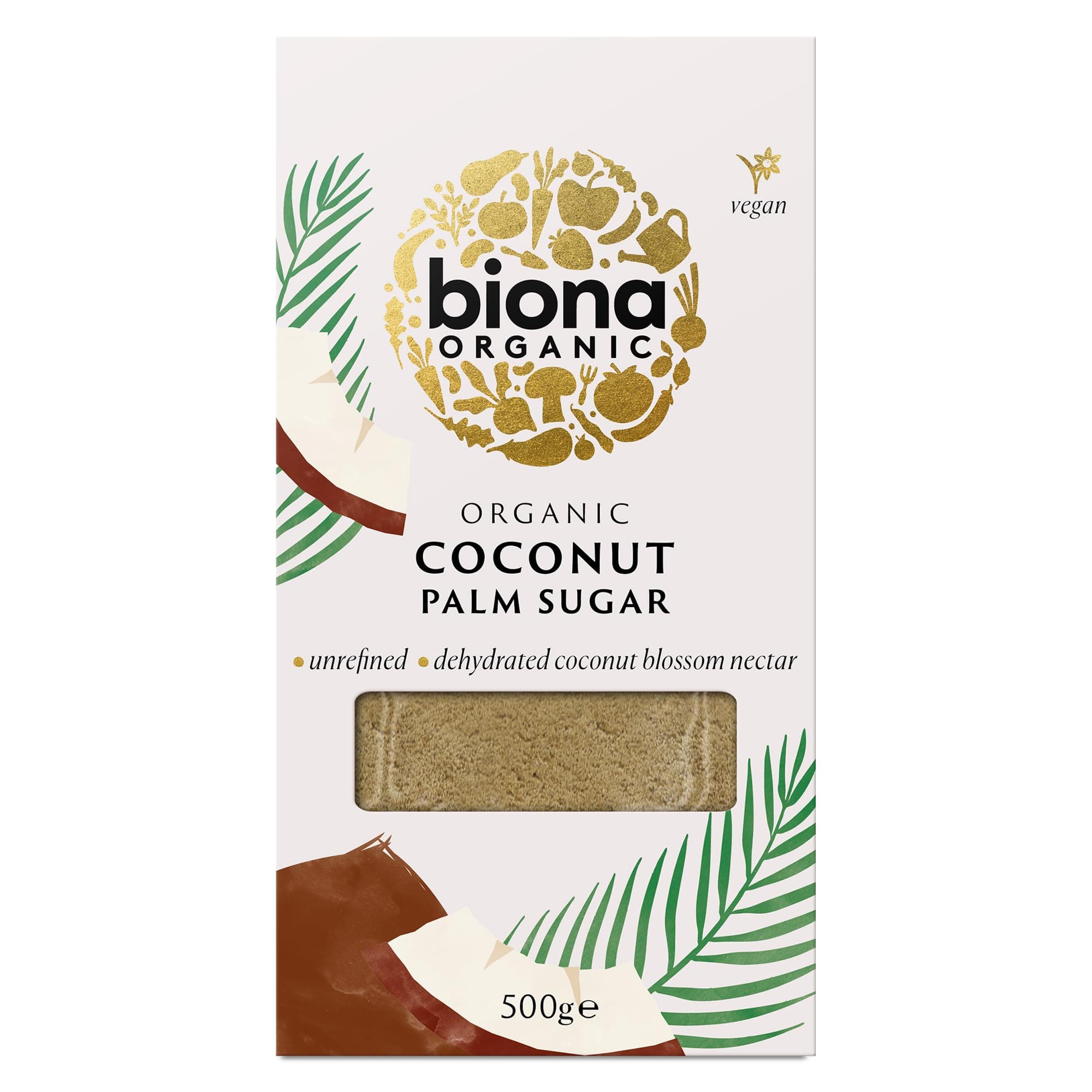 Coconut Unrefined Palm Sugar, 500g
