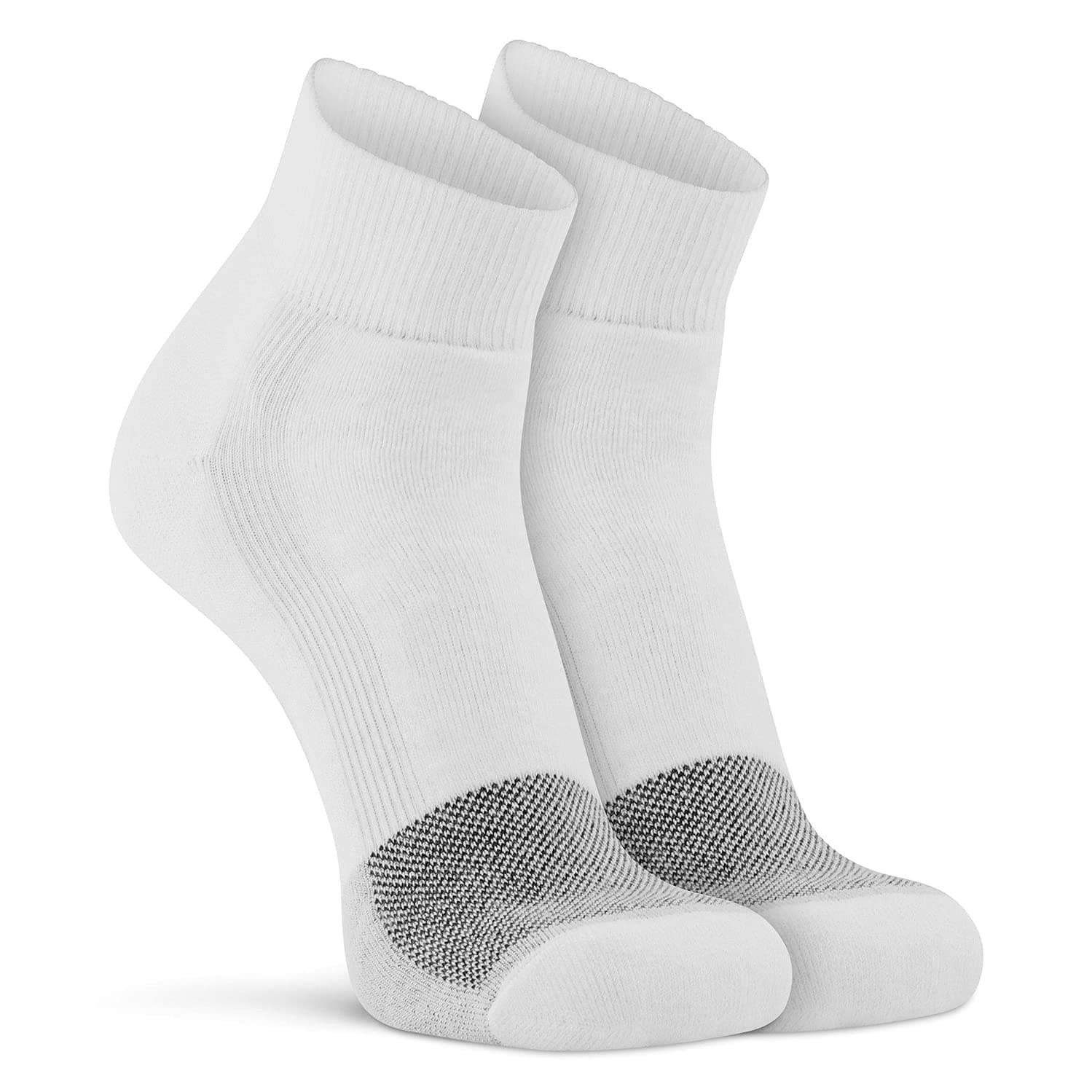 Wick Dry Triathlon White Quarter 1/4 Crew Sock
