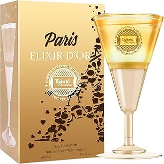 Hybrid & Company Paris Elixir D'Or For Women Fascinating Fragrance Scent Womens Perfume, 3.4 Fl Oz