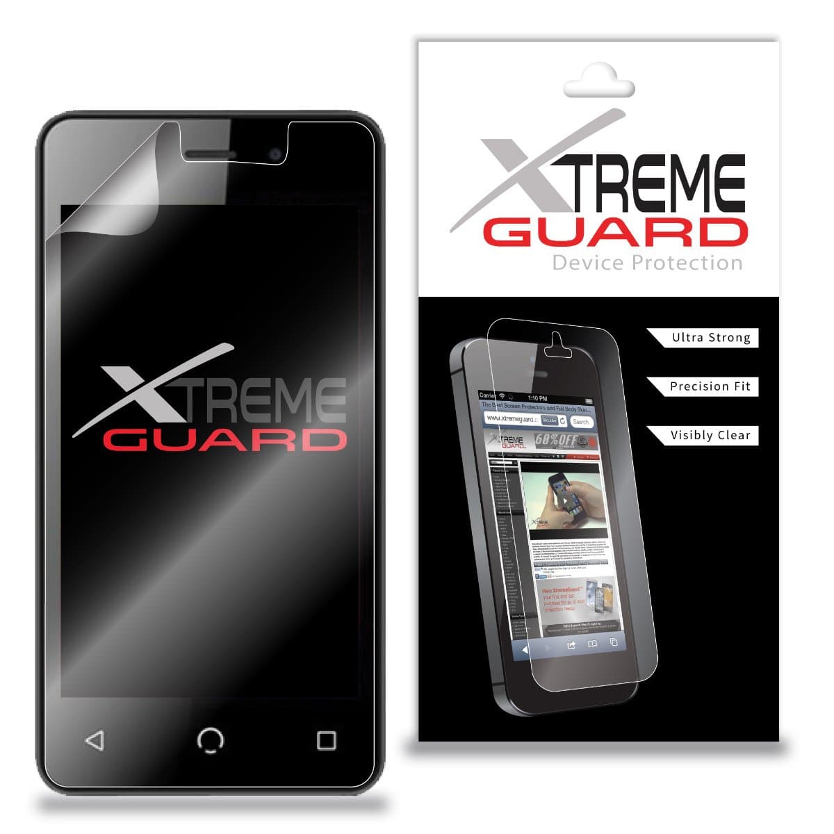 Premium XtremeGuard Screen Protector Cover for Nuu Mobile A1 4.0 (Ultra Clear)
