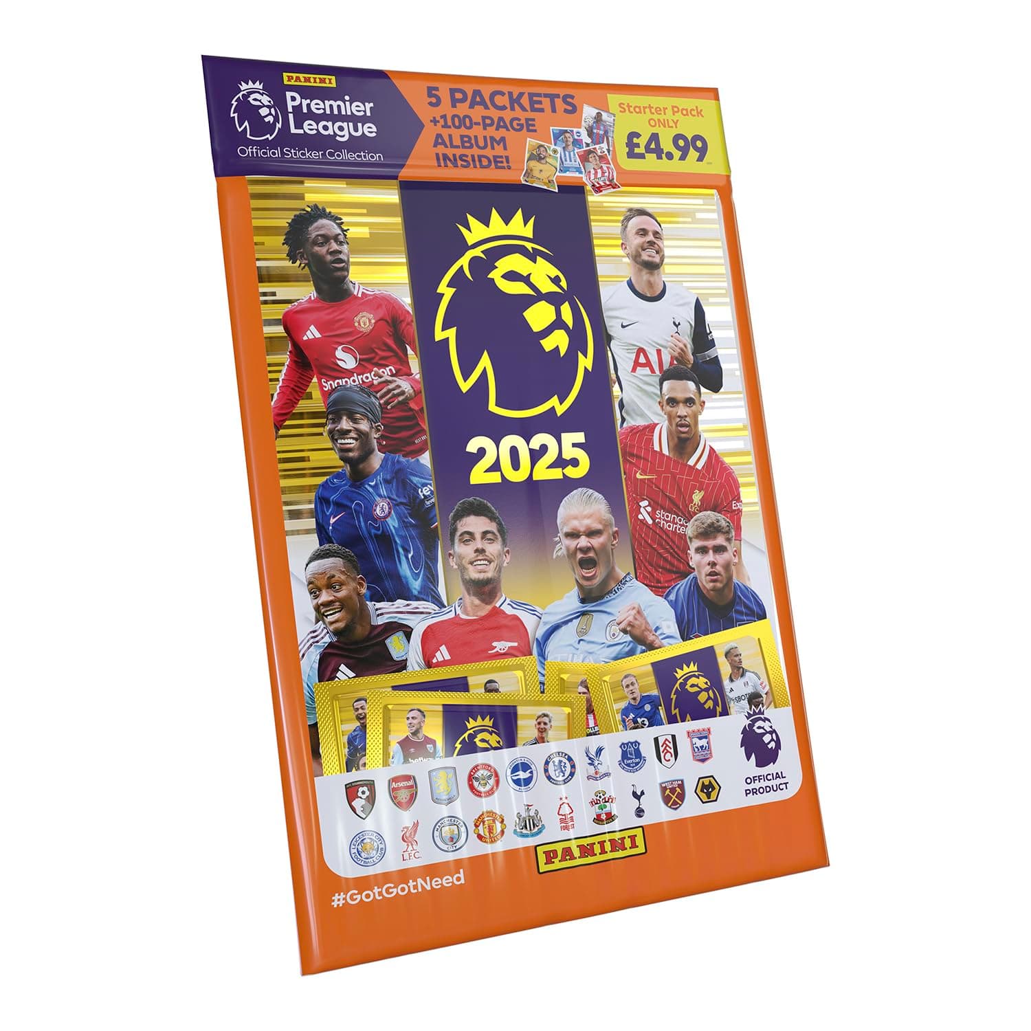 Premier League 2025 Official Sticker Collection - Starter Pack