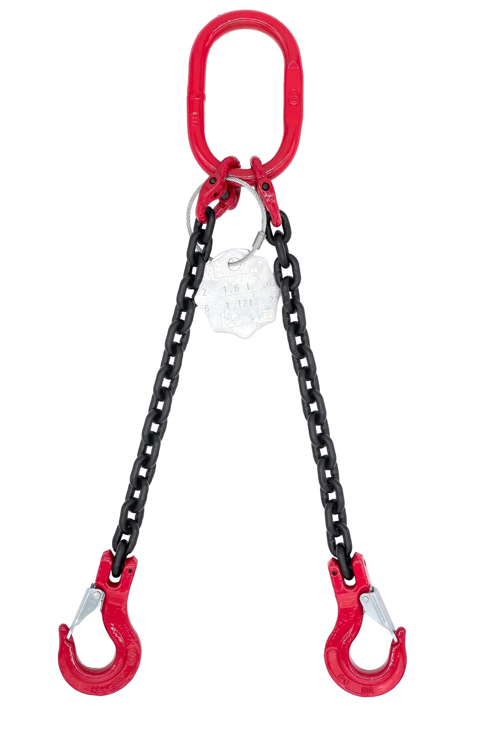 Dolezych DoKett 2 Stop Chain 2 Strand with Clevis Hook Length 2.00 m