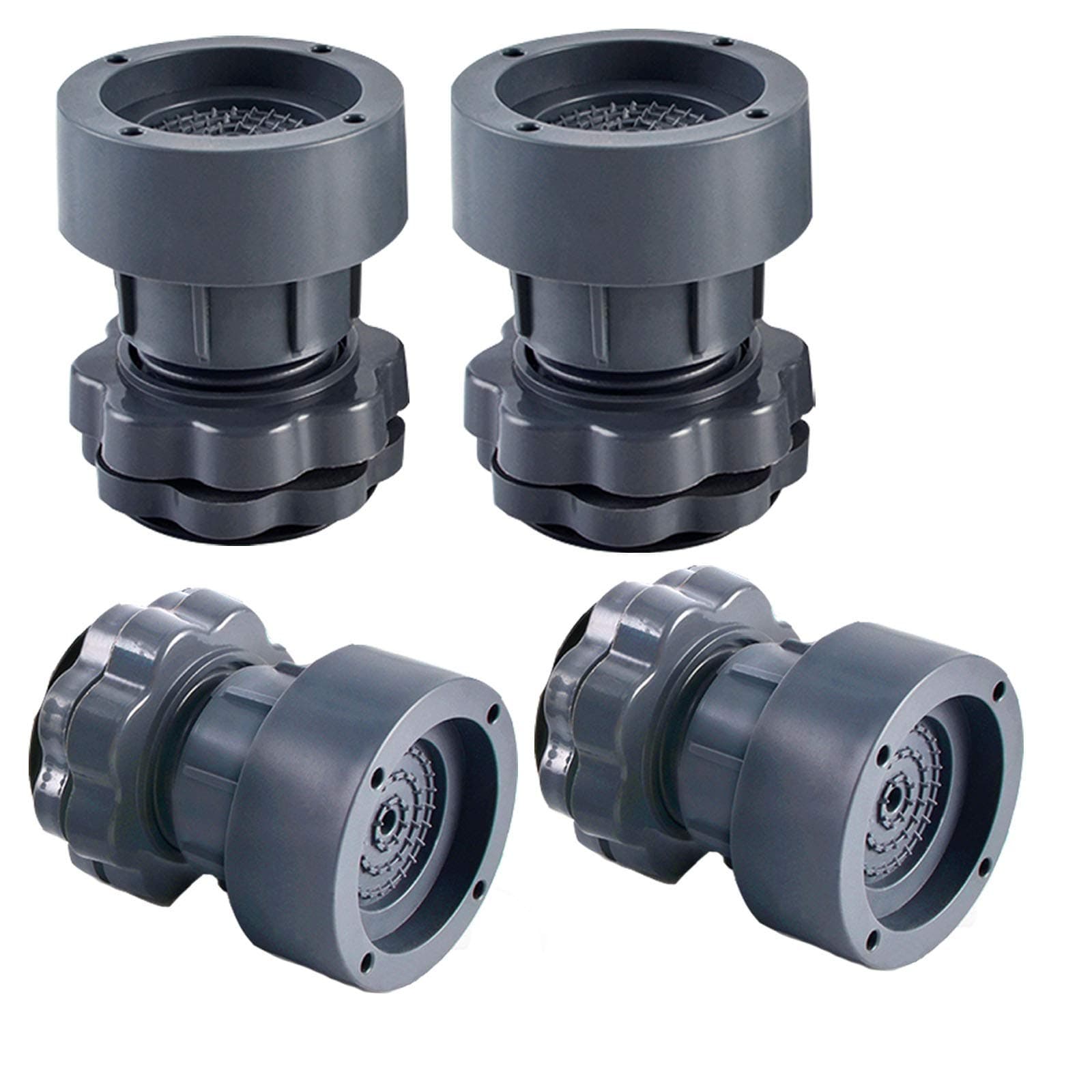 Esdabem 4 Pack Shock and Noise Cancelling Washing Machine Support - Anti Vibration Pads Non-slip Foot Pads Adjustable Height Washer and Dryer Stabilizer Feet Pads