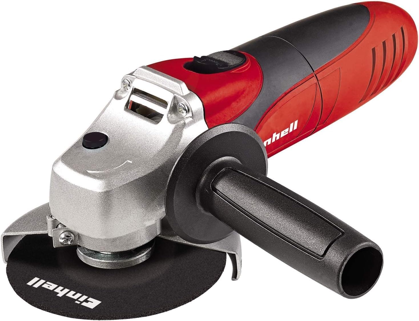 4430618 115mm Angle Grinder TC-AG 115 | 500W, 4 Inch Grinder for Cutting, Grinding, Polishing and Sharpening | Soft Start, Spindle Lock, Additional Handle, Red