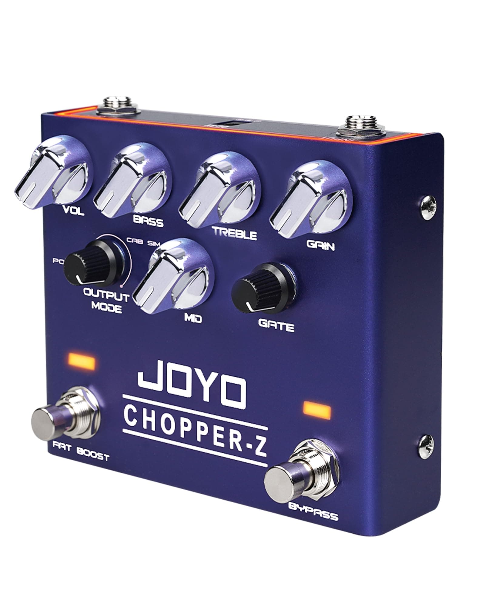 JOYO Distortion Effect Pedal Modern Metal Tone High Gain Amp Simulators All-in-one Pedal with 3 Band EQ for Electric Guitar (CHOPPER-Z R-18)