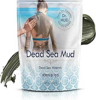 - Dr. Mud's Dead Sea Mud Body Mask from Israel, 10.5 Oz – Black Clay Body Treatment with Natural Dead Sea Minerals Deep Cleansing Skin & Beauty Mask – Skin Care Detox Product for Men & Women