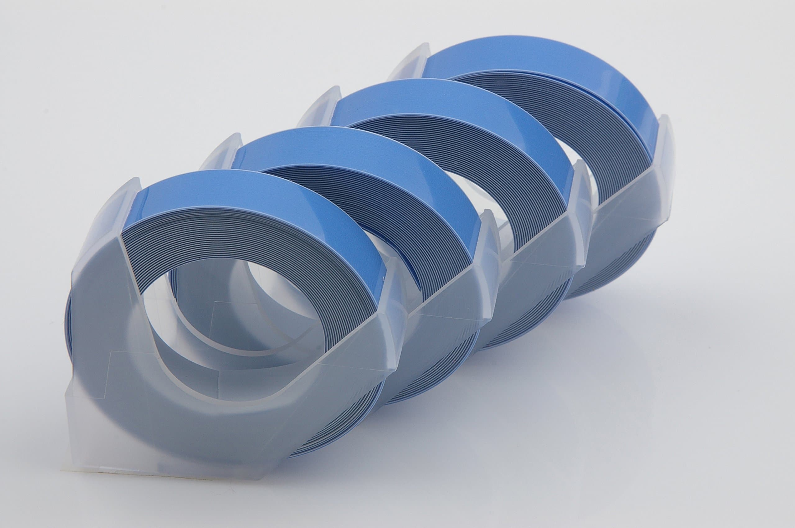 MOTEX Label Maker Embossing Refill Tape 9mm X 3M 4 Rolls Pastel Violet Color