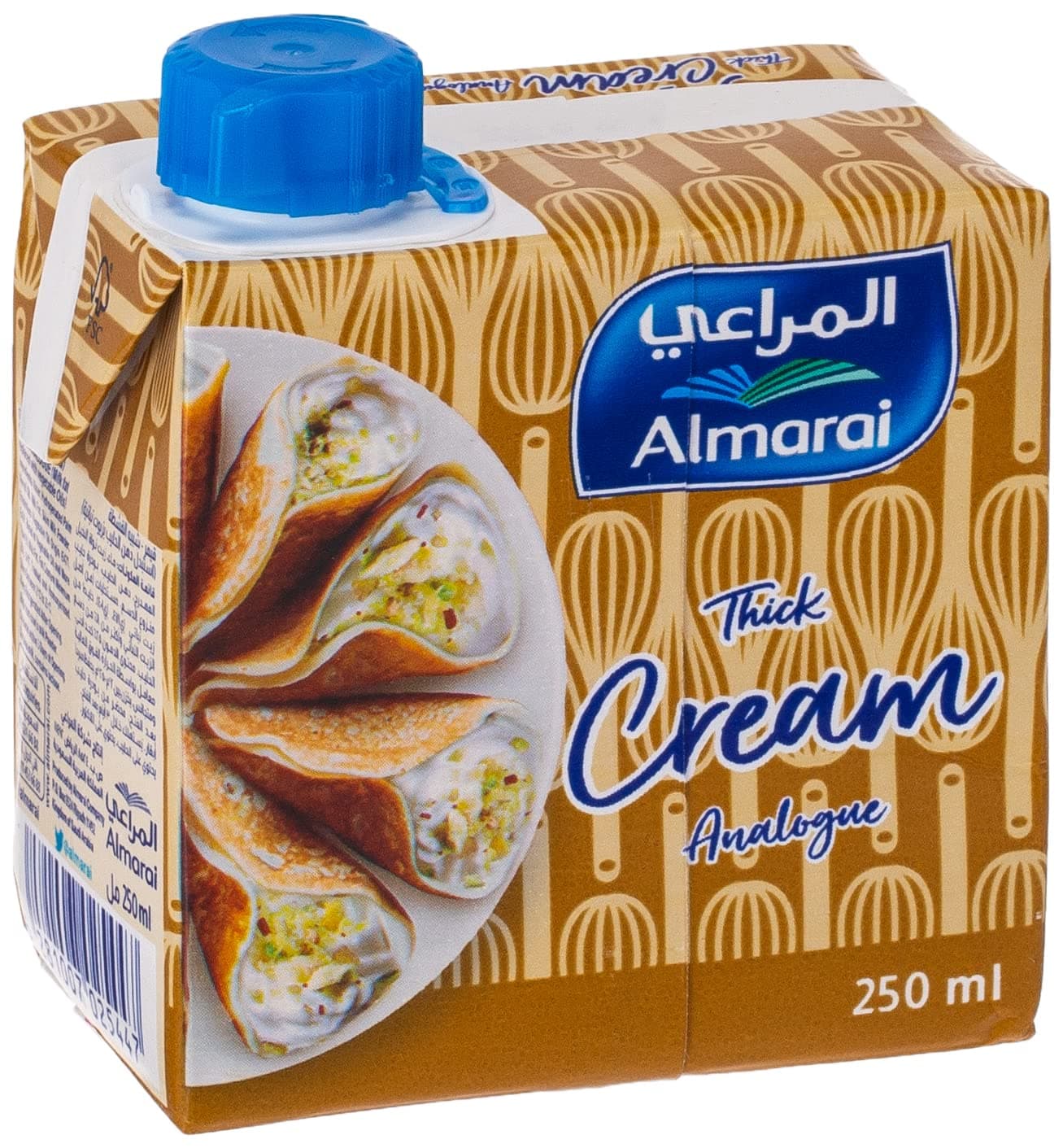 Almarai Gaimar Thick Cream, 3 Pack X 250 Ml