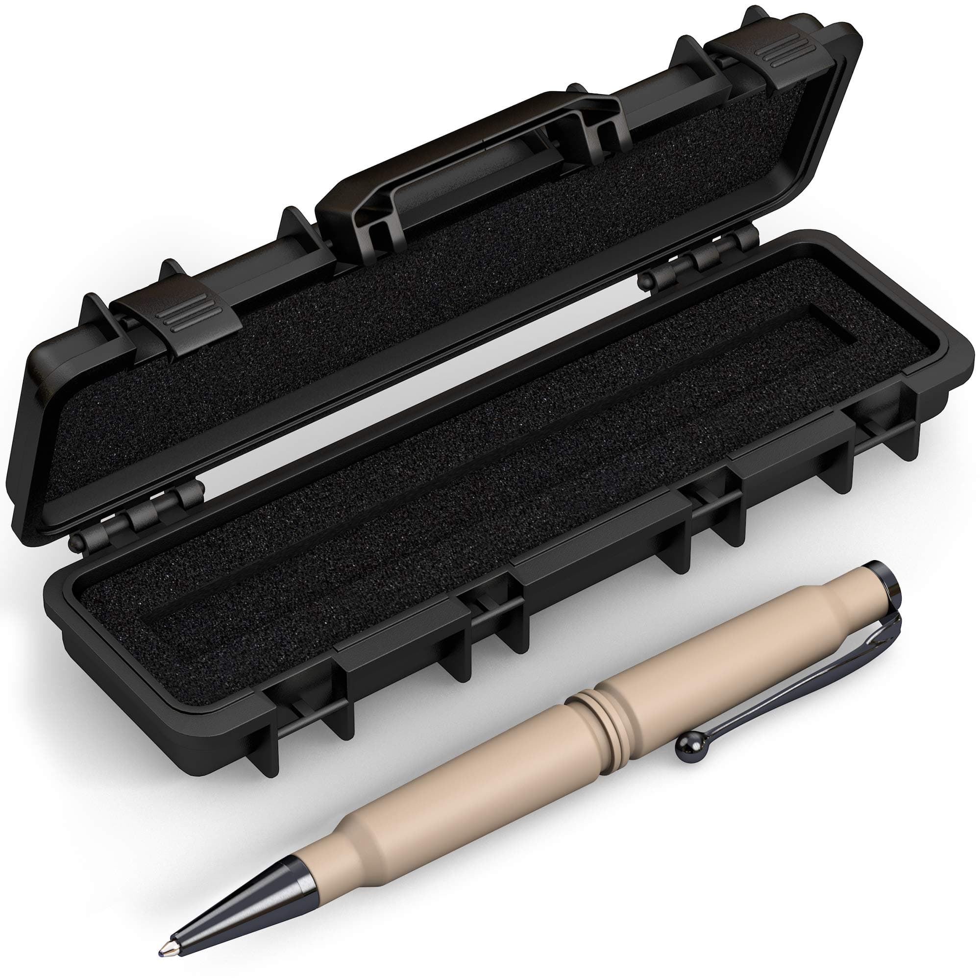 308 Real Authentic Casing Refillable Twist Pen - Tactical Gift Box - Desert Tan