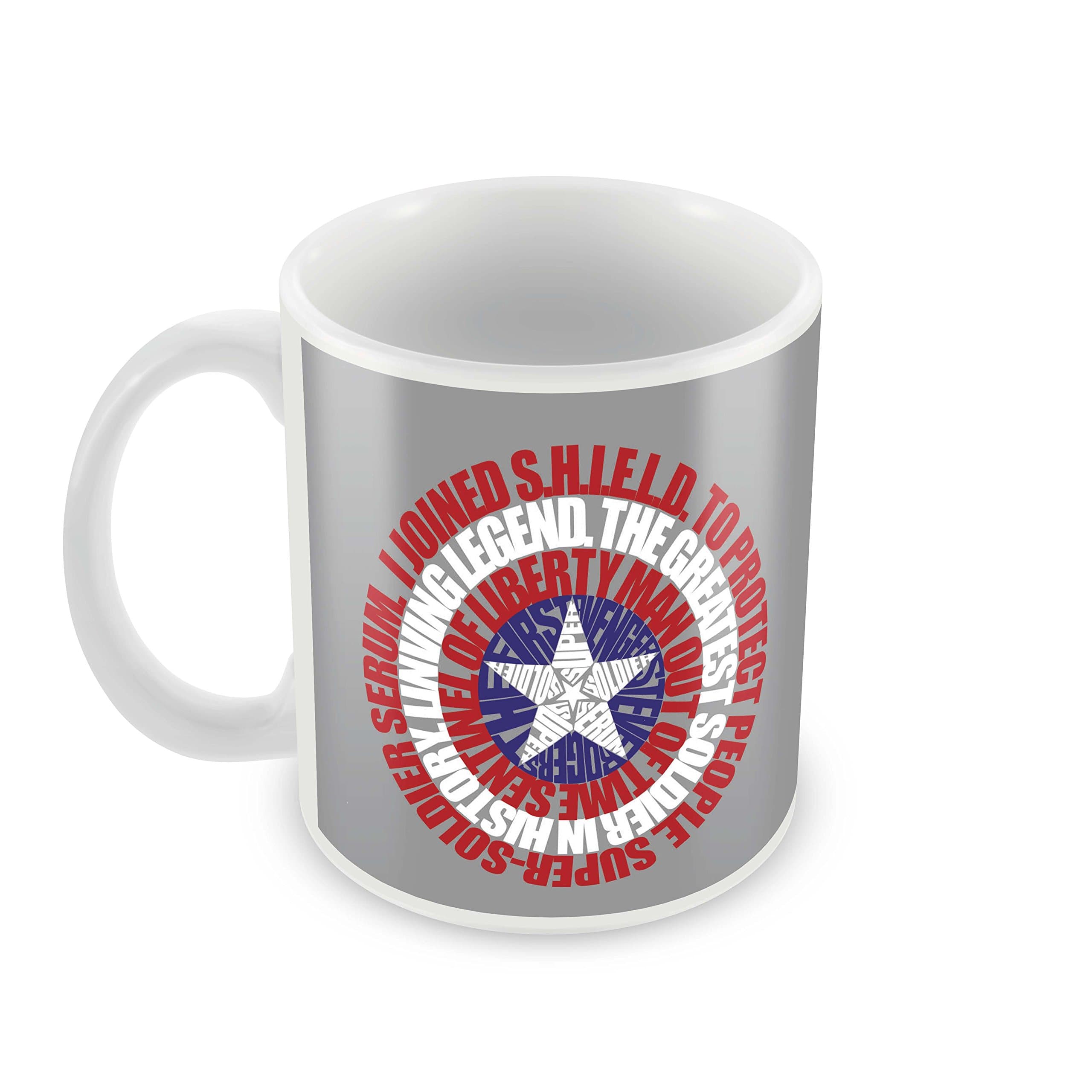 Marvel 'Captain America Classic' Ceramic Mug (8 cm x 9.5 cm, PBMAR75ICON010)