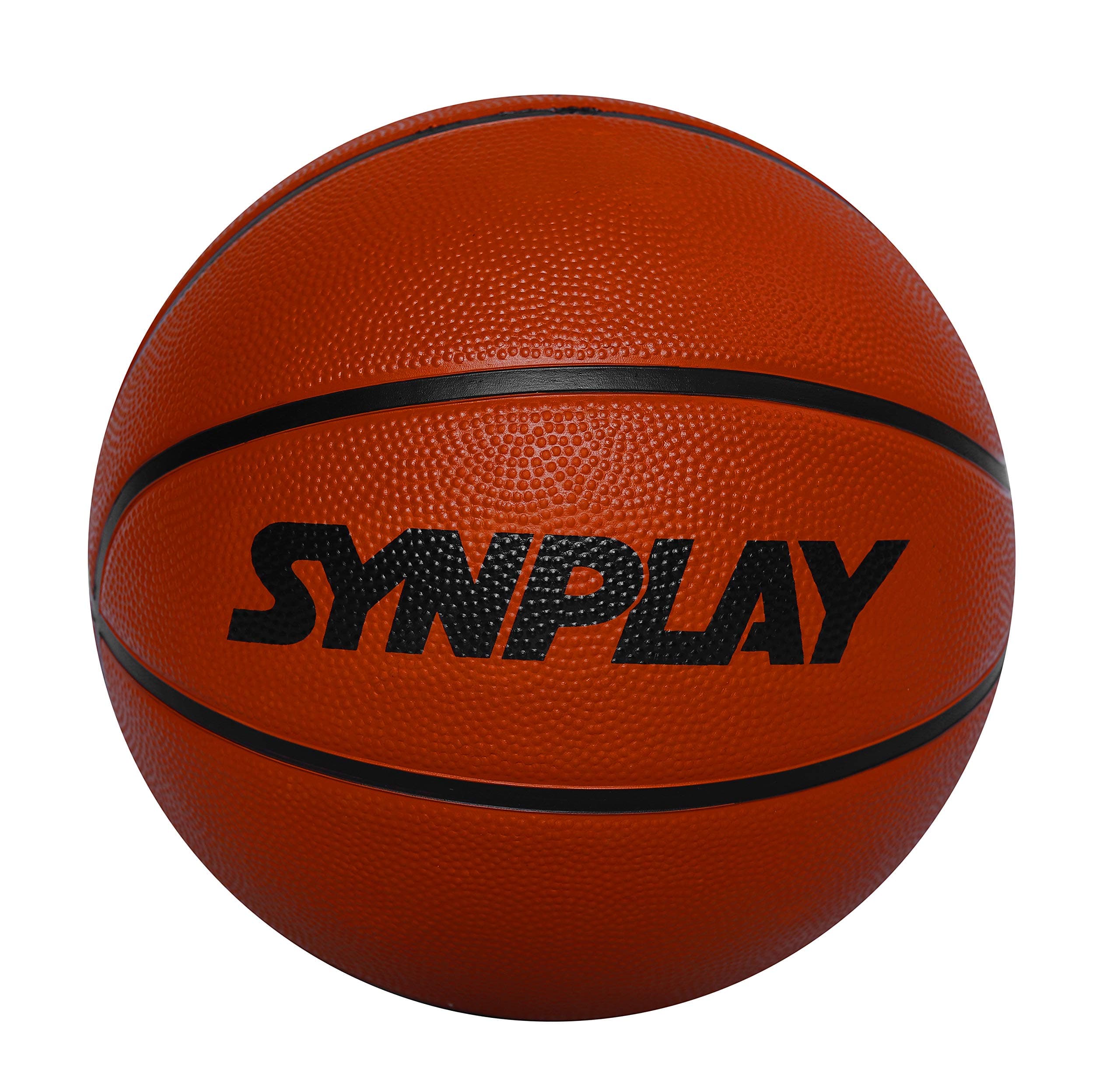 SYNPLAY Rubber Trainer Basketball, Size 7 (Orange)
