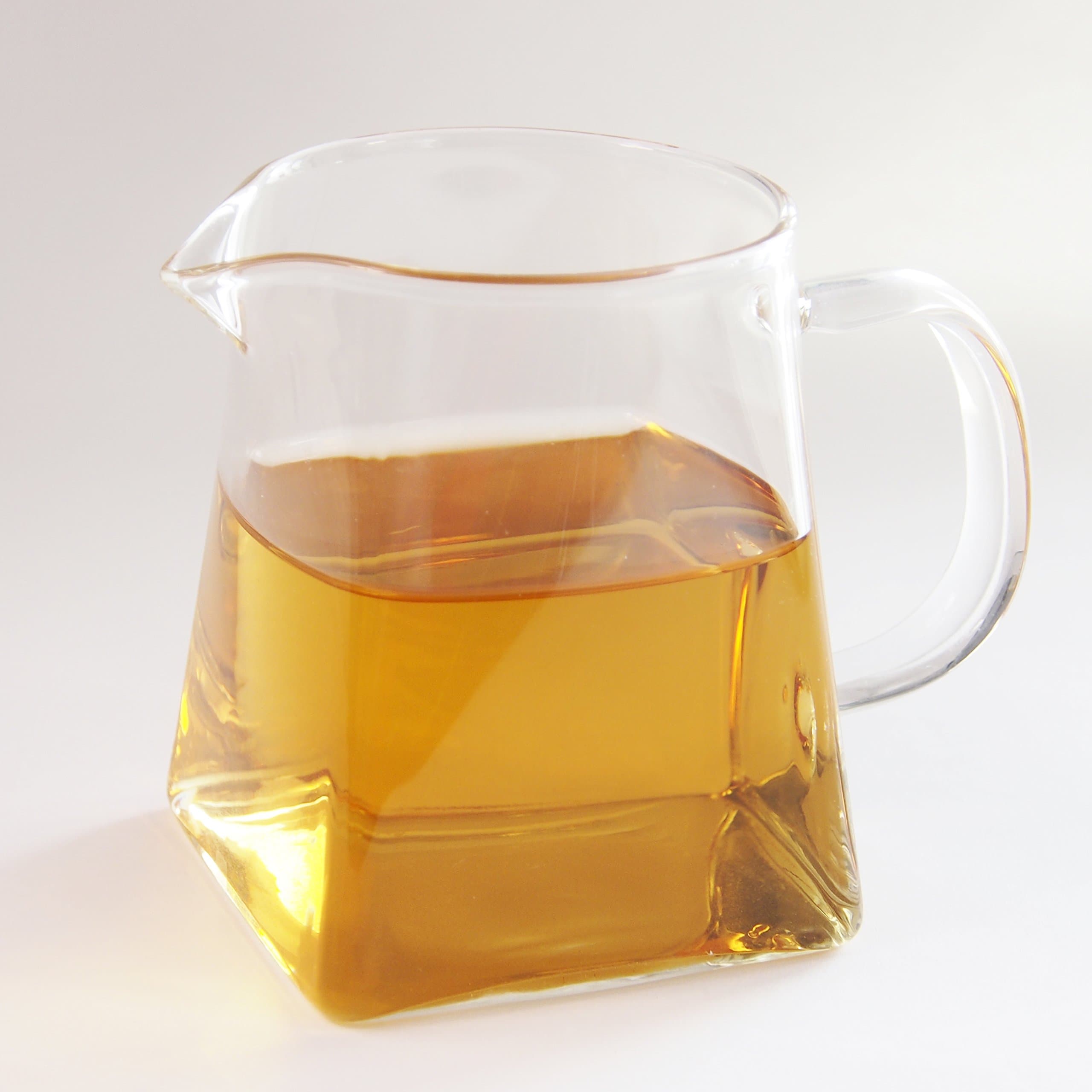 12 oz Clear Glass Tea Pitcher - High Temp Resistant, 350 ml, Fair Cups with Handle, Cha Hai, Gong Dao Bei, Kungfu Teaware